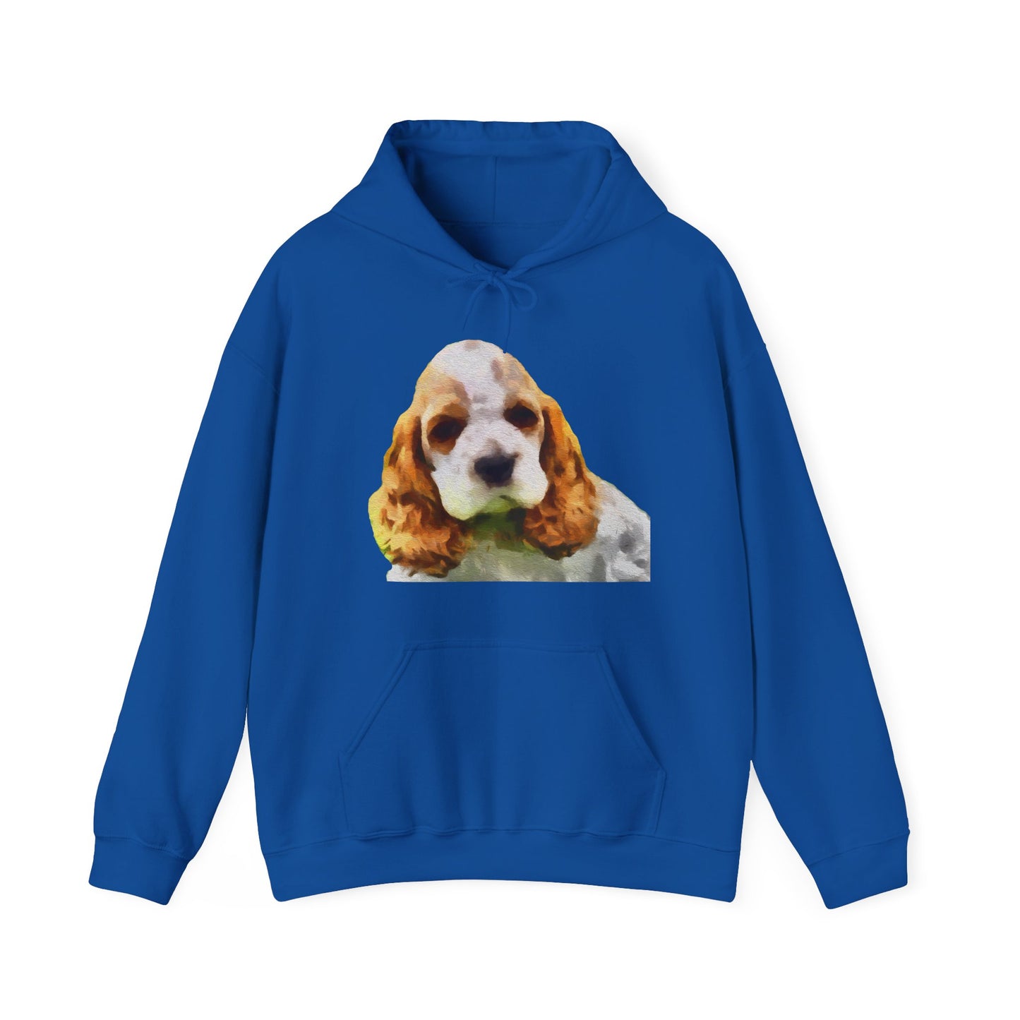 Cocker Spaniel 'Hogan' Unisex 50/50 Hooded Sweatshirt