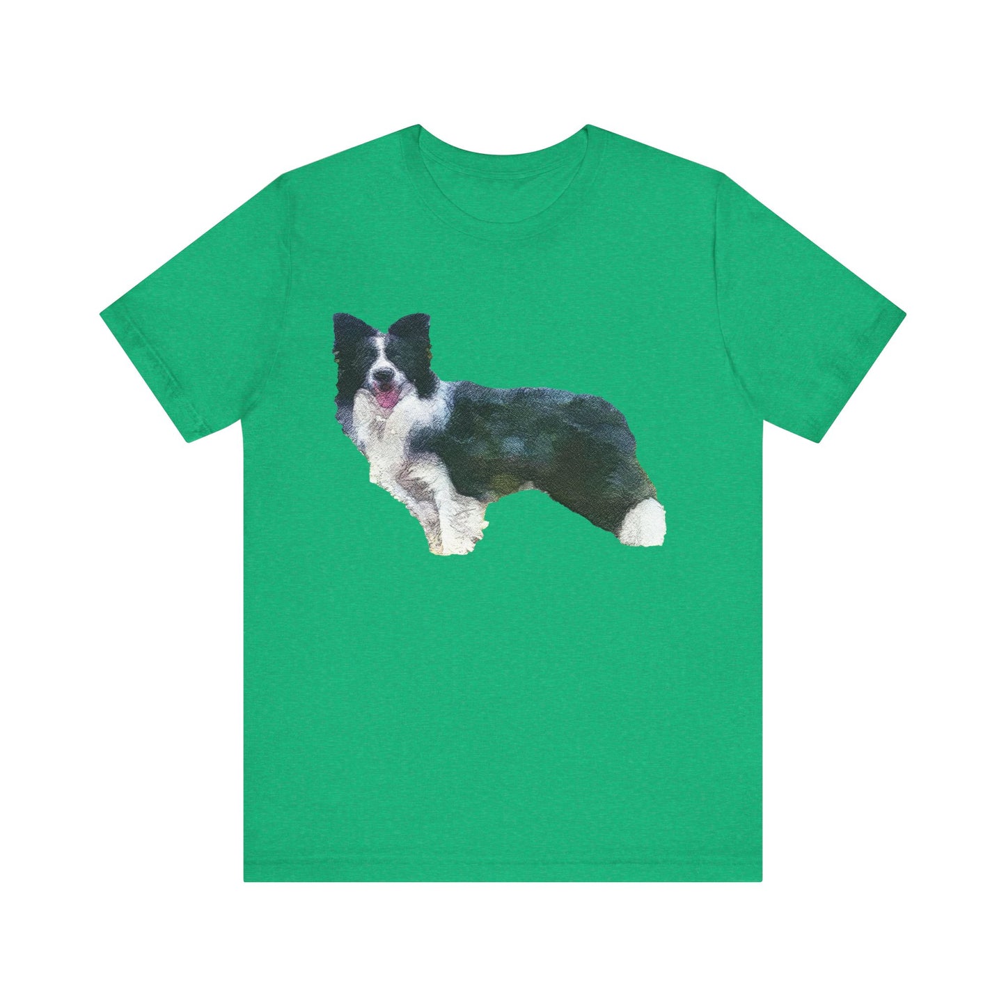 Border Collie 'Andrew' Unisex Jersey Short Sleeve Tee