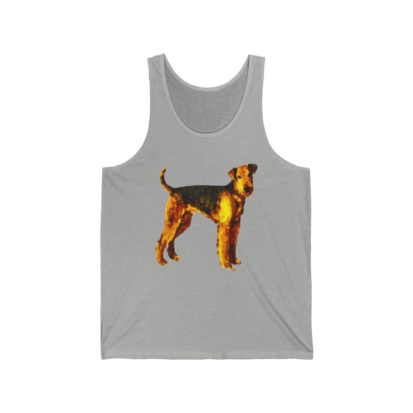 Airedale Terrier Unisex Jersey Tank Top