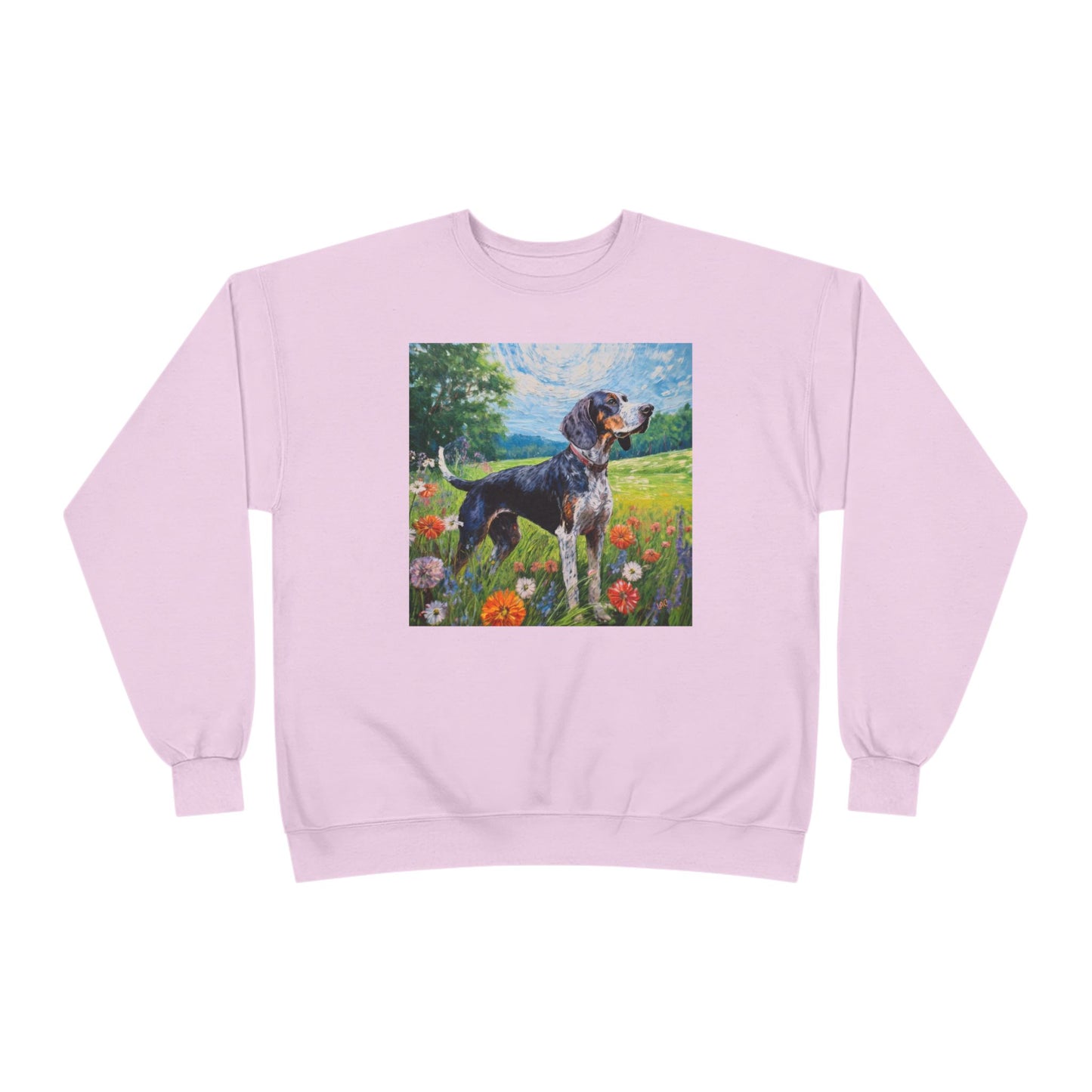 Bluetick Coonhound Unisex Fleece-Lined Crewneck Sweatshirt
