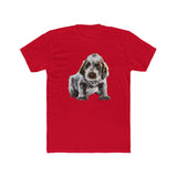 Spinone Italiano. -  Men's Fitted Cotton Crew Tee
