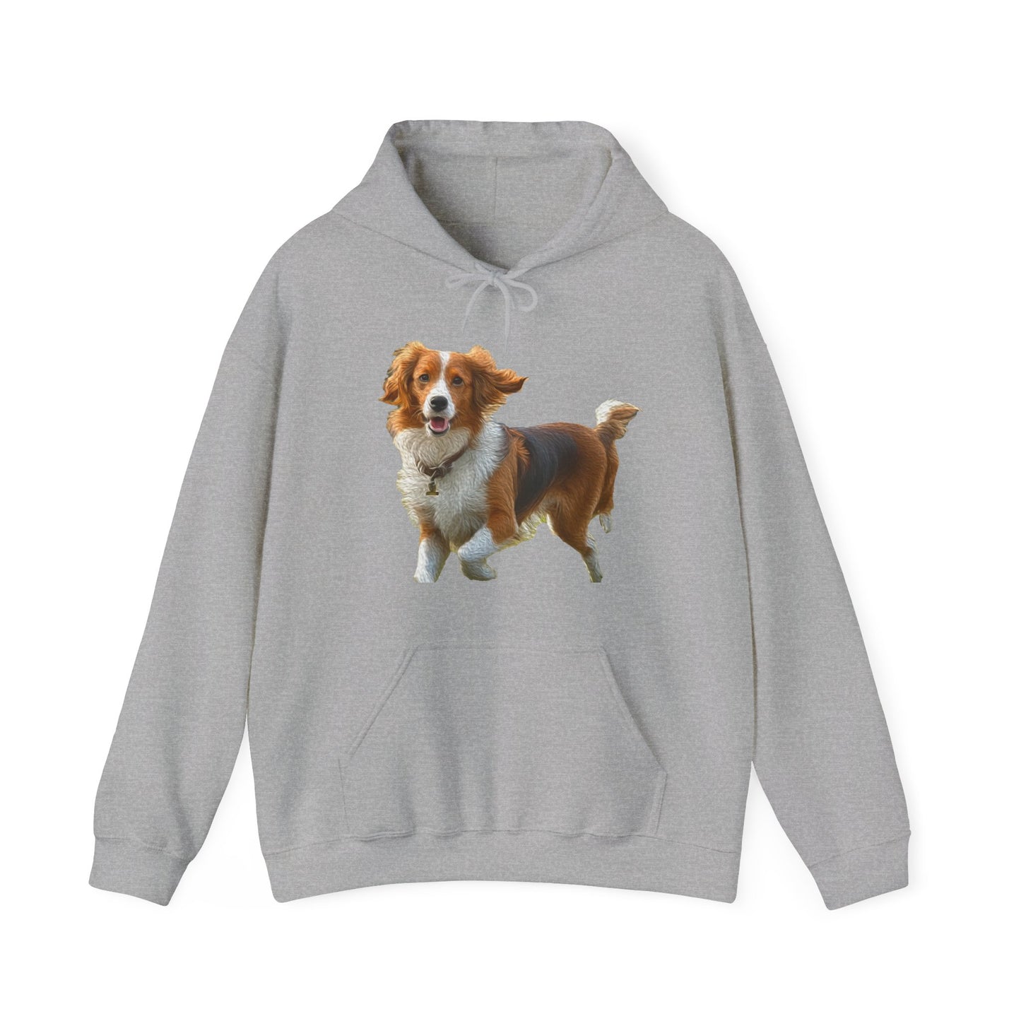 Nederlandse Kooikerhondje 50/50 Hooded Sweatshirt