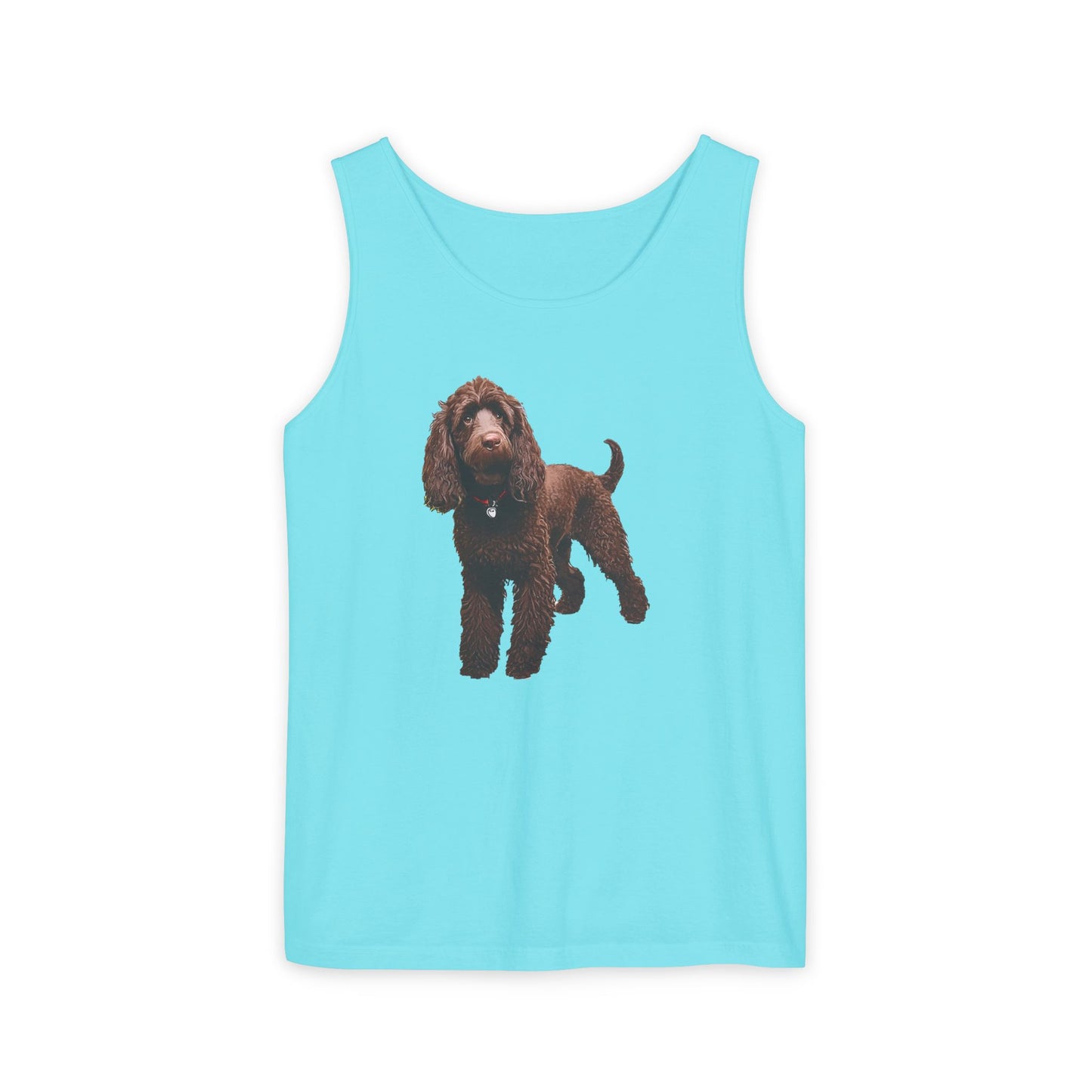 Irish Water Spaniel Unisex Relaxed Fit Garment-Dyed Tank Top