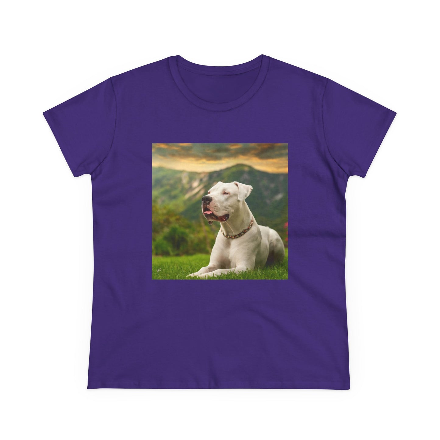 Dogo Argentino Women's Midweight Cotton Tee