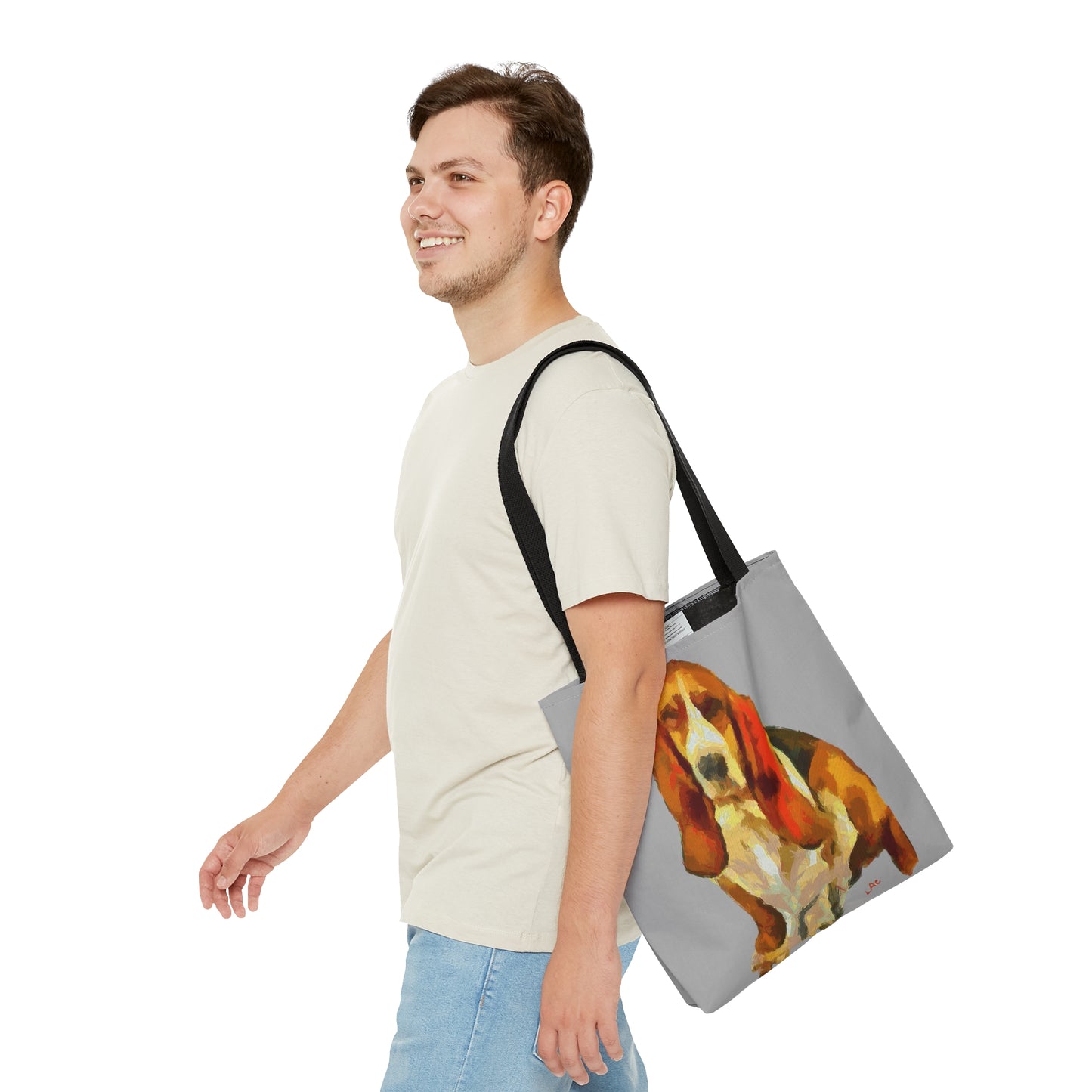 Basset Hound 'Lautrec' Tote Bag