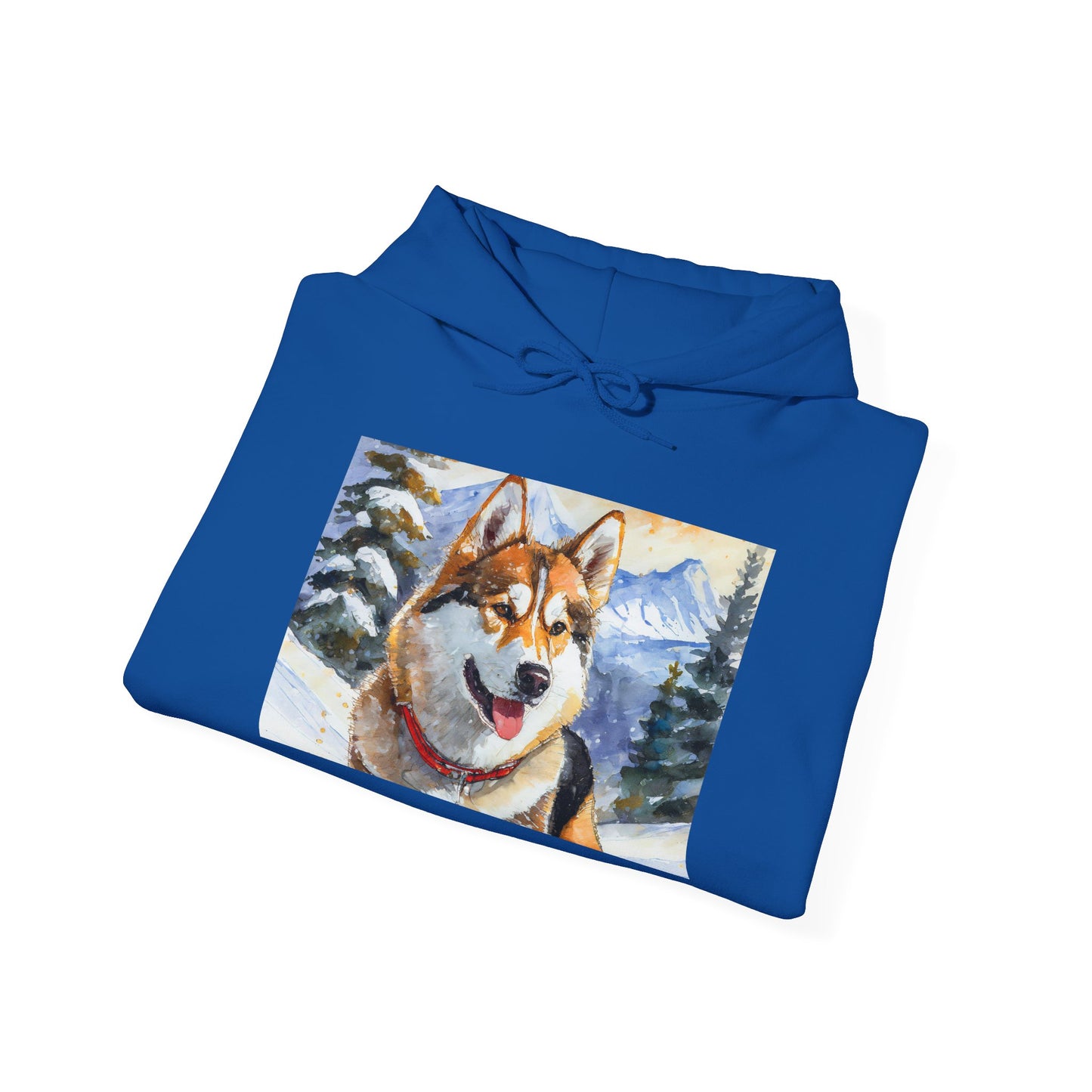Chinook Sled Dog Unisex 50/50 Hooded Sweatshirt