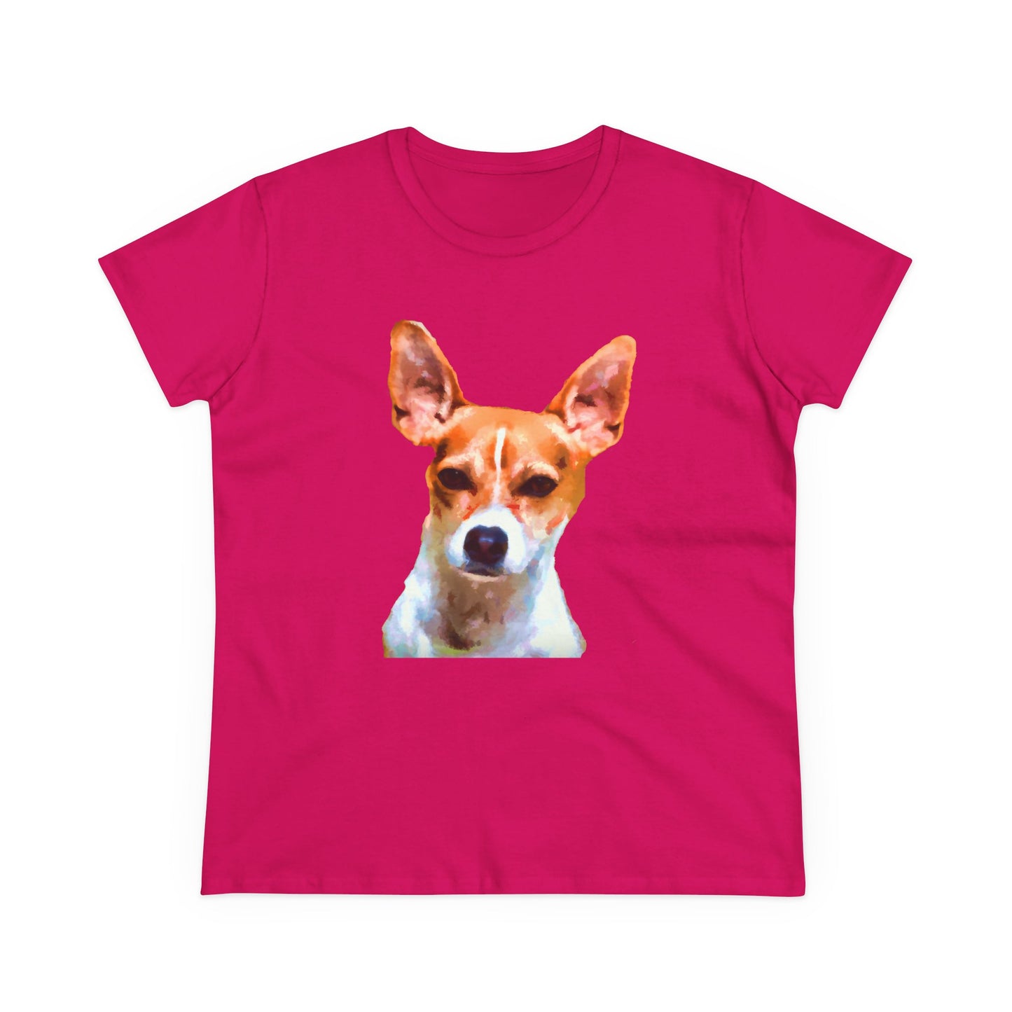Rat Terrier Women's Midweight Cotton Tee