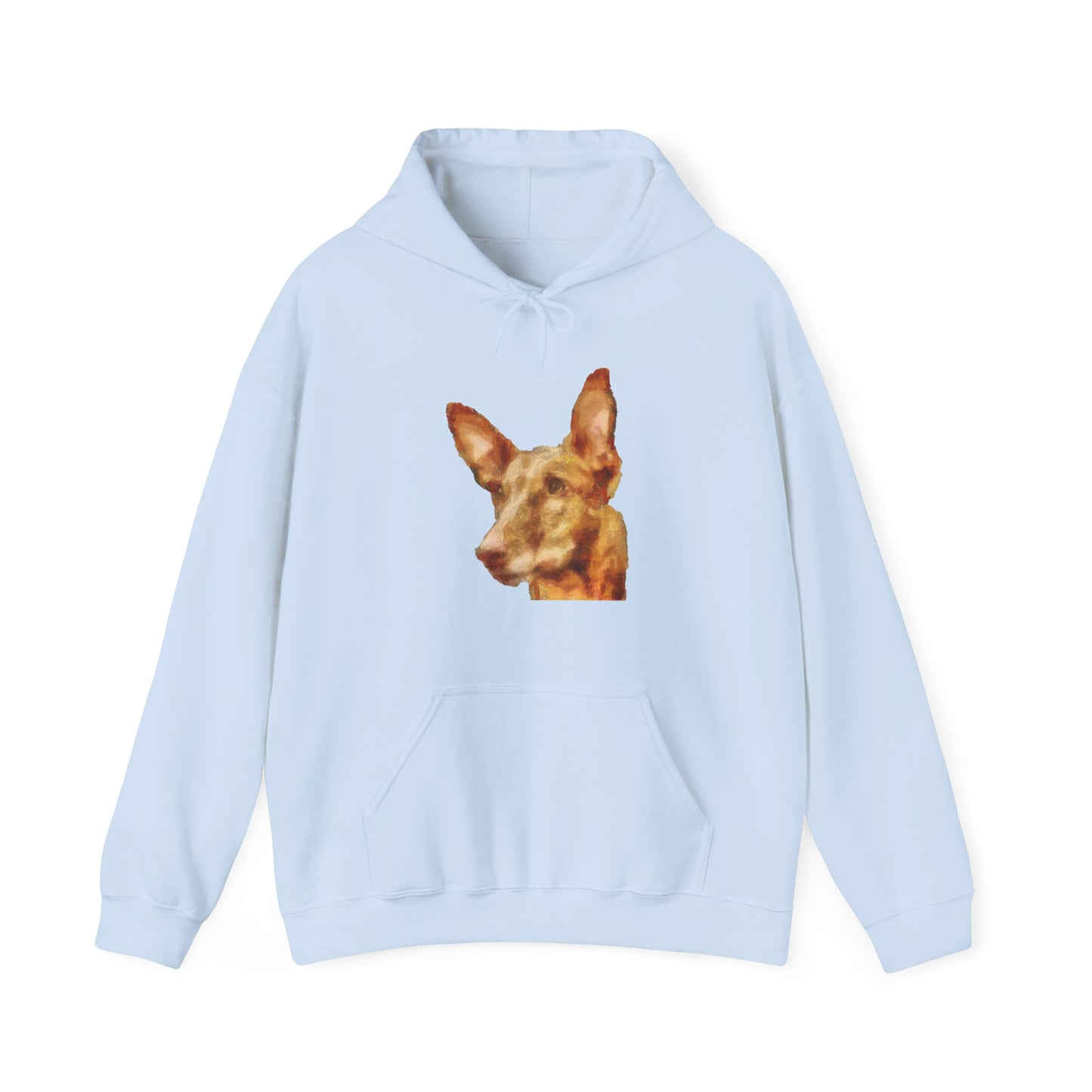 Egyptian Pharoh Hound Unisex 50/50 Hooded Sweatshirt