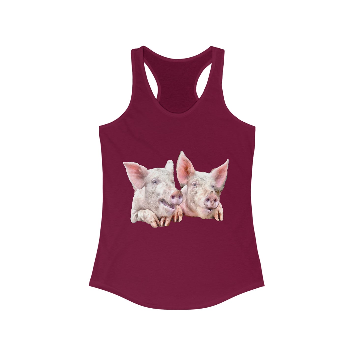 Pigs 'A Jowly Good Time' - Women's Racerback Tank