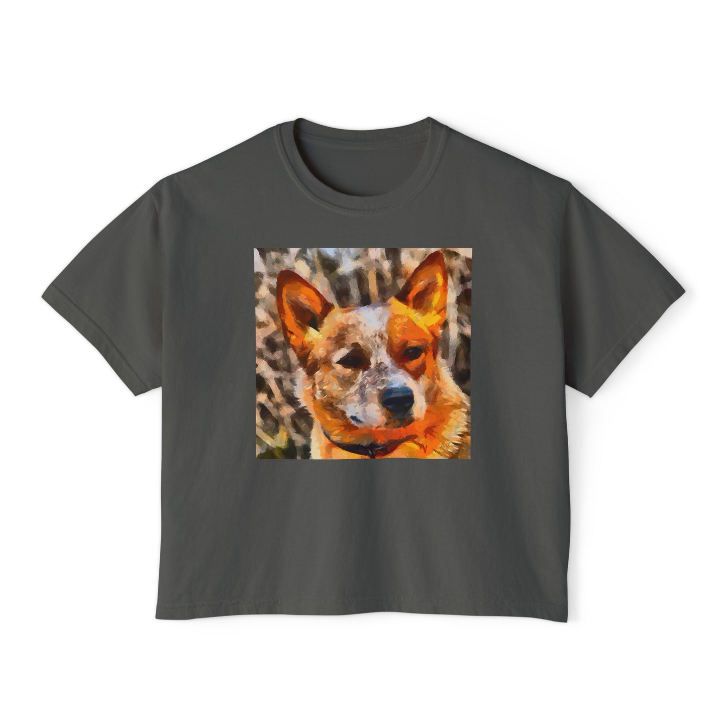 Australian Cattle Dog 'Red Heeler' Women's Oversized Boxy Tee