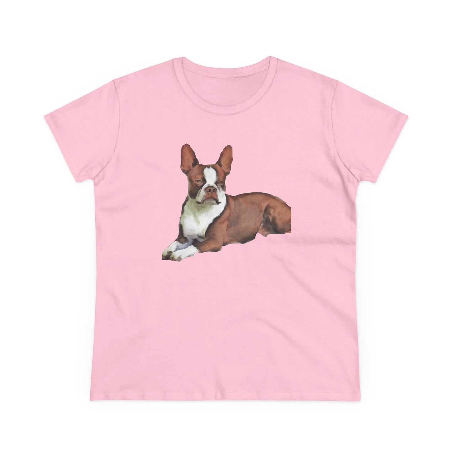 Boston Terrer 'Seely' Women's Midweight Cotton Tee