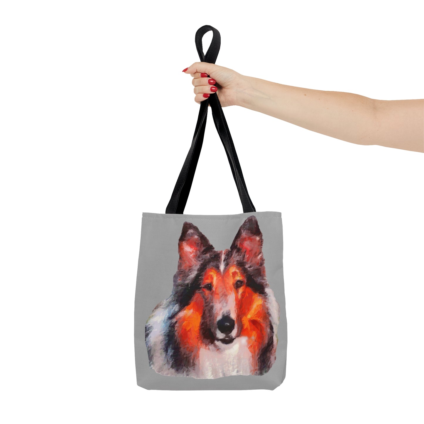 Rough Coated Collie Tote Bag