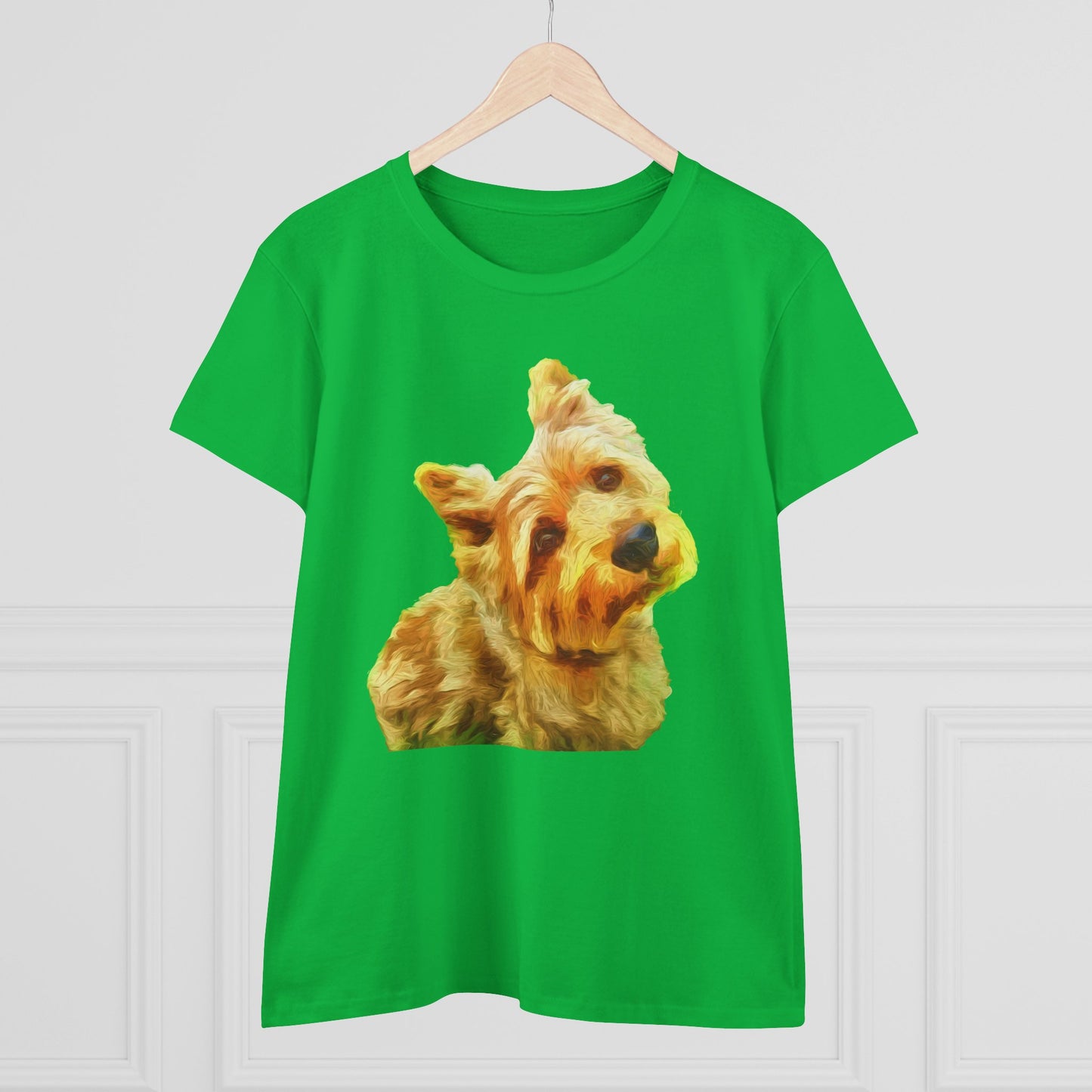 Norwich Terrier Women's Midweight Cotton Tee