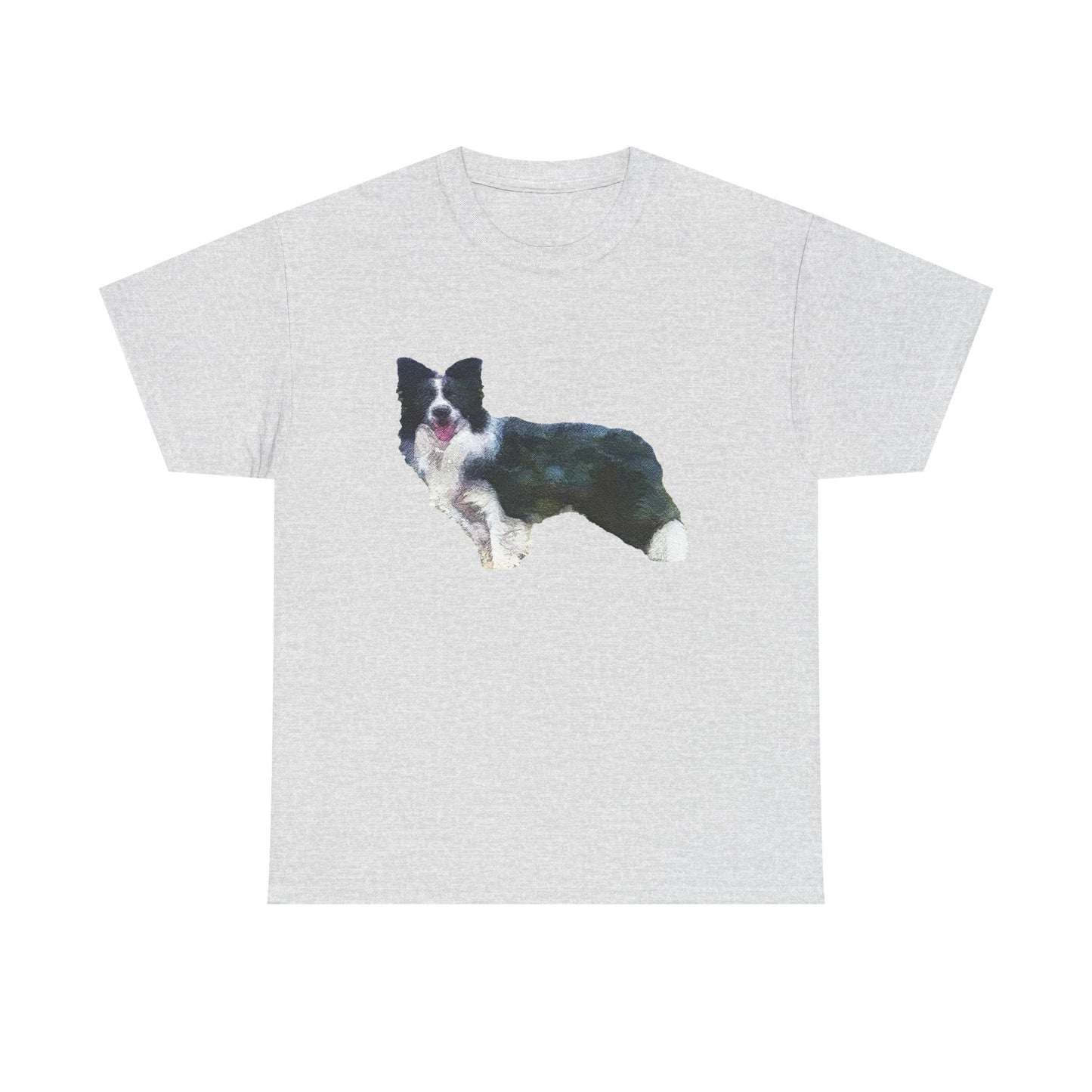 Border Collie '#1' - Unisex Heavy Cotton Tee