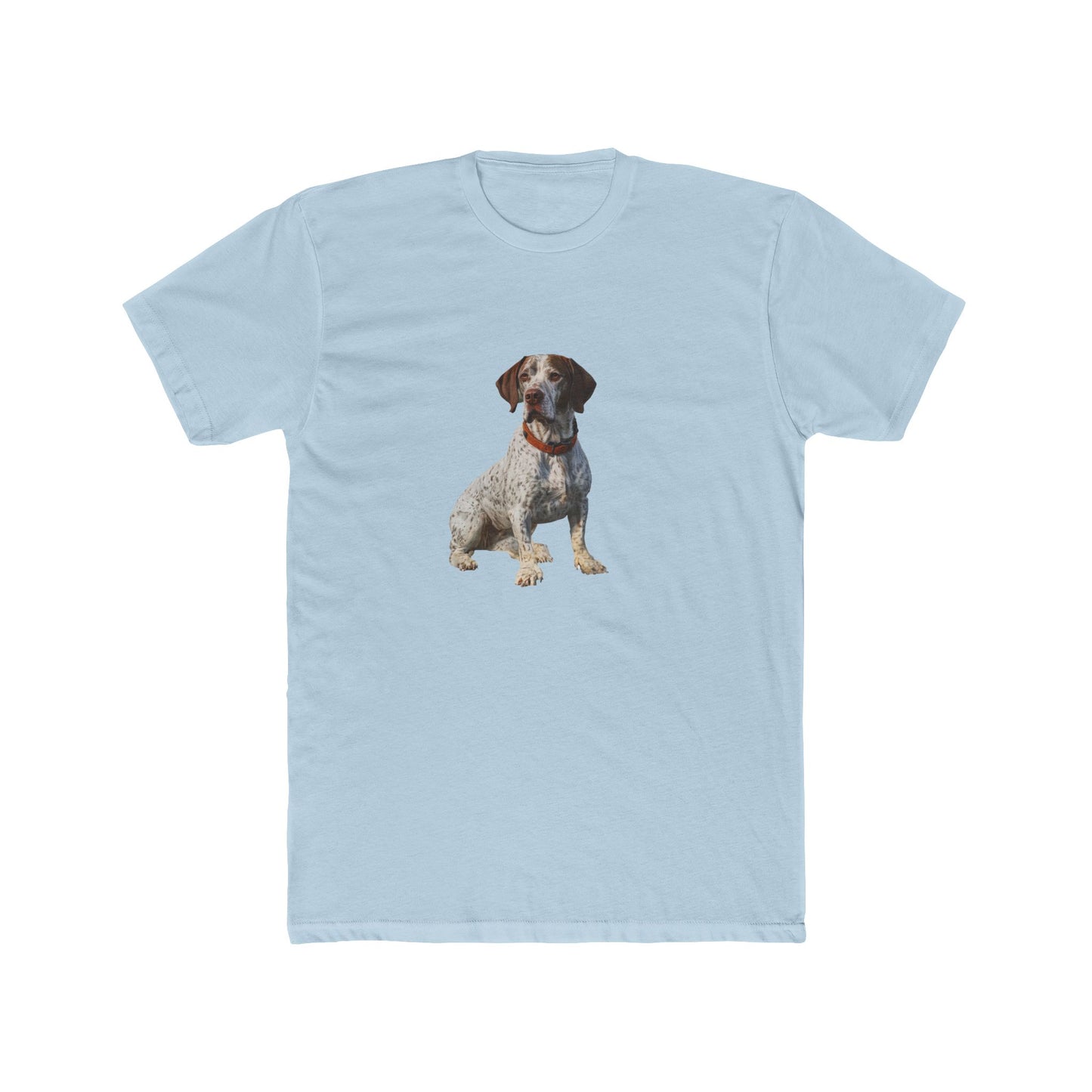 Braque du Bourbonnais - Men's Fitted Cotton Crew Tee