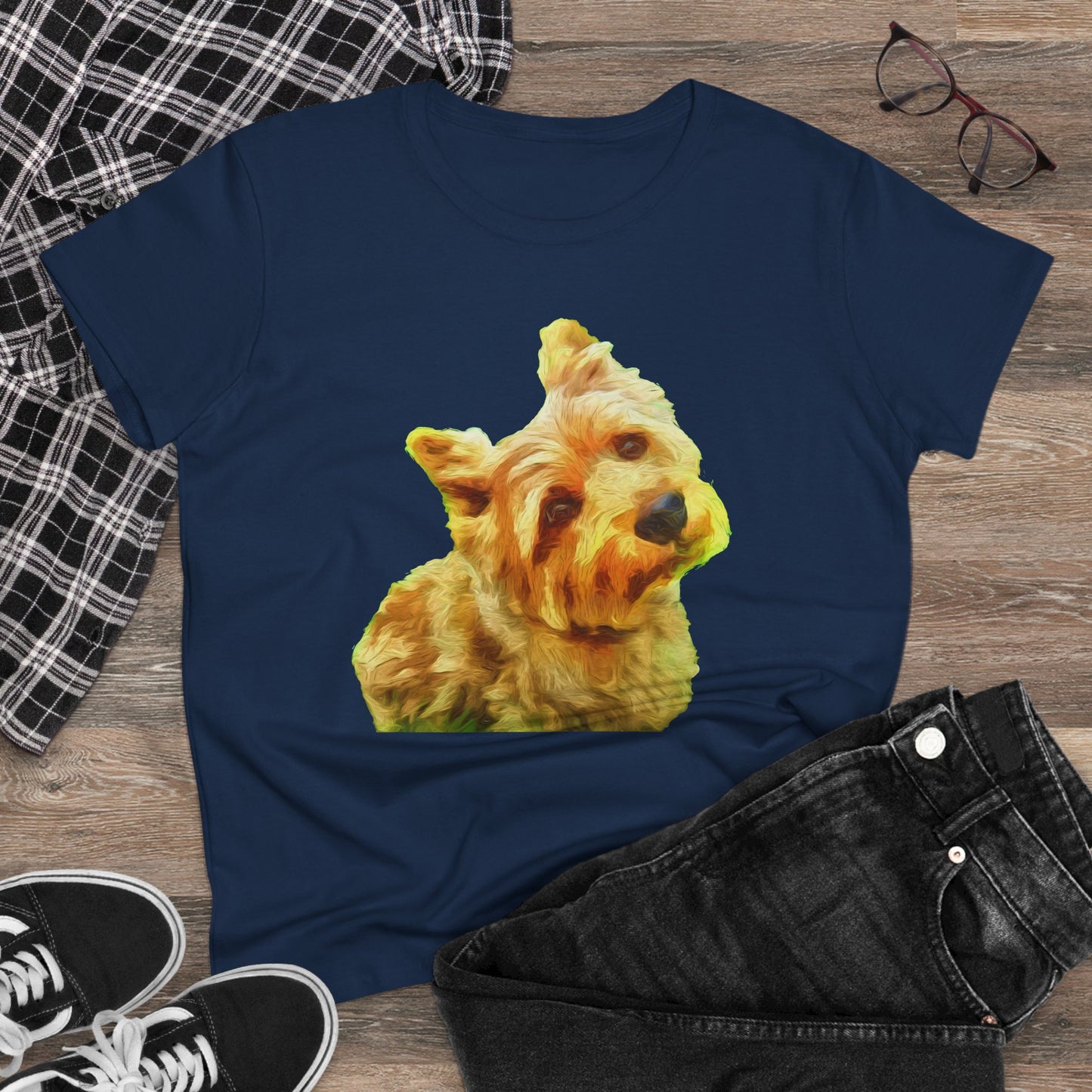 Norwich Terrier Women's Midweight Cotton Tee