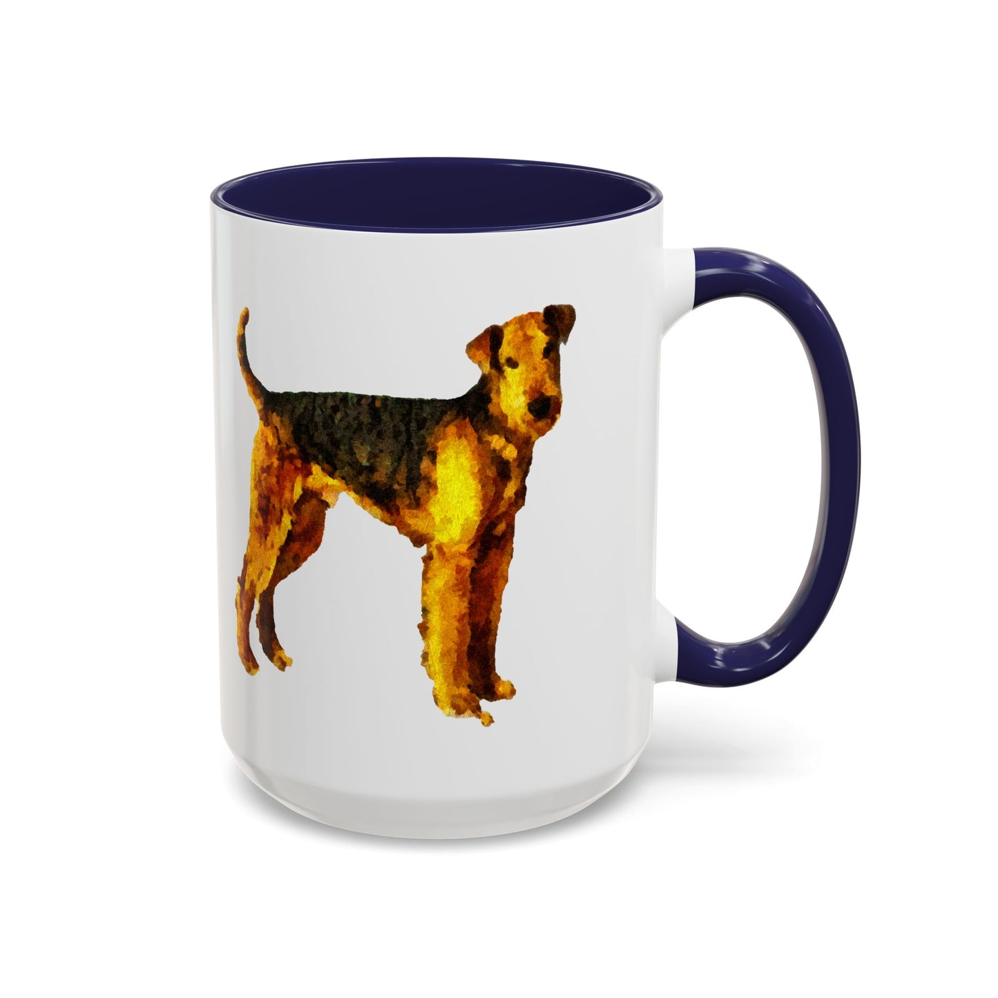 Airedale - Accent Ceramic Coffee Mug (11, 15oz)