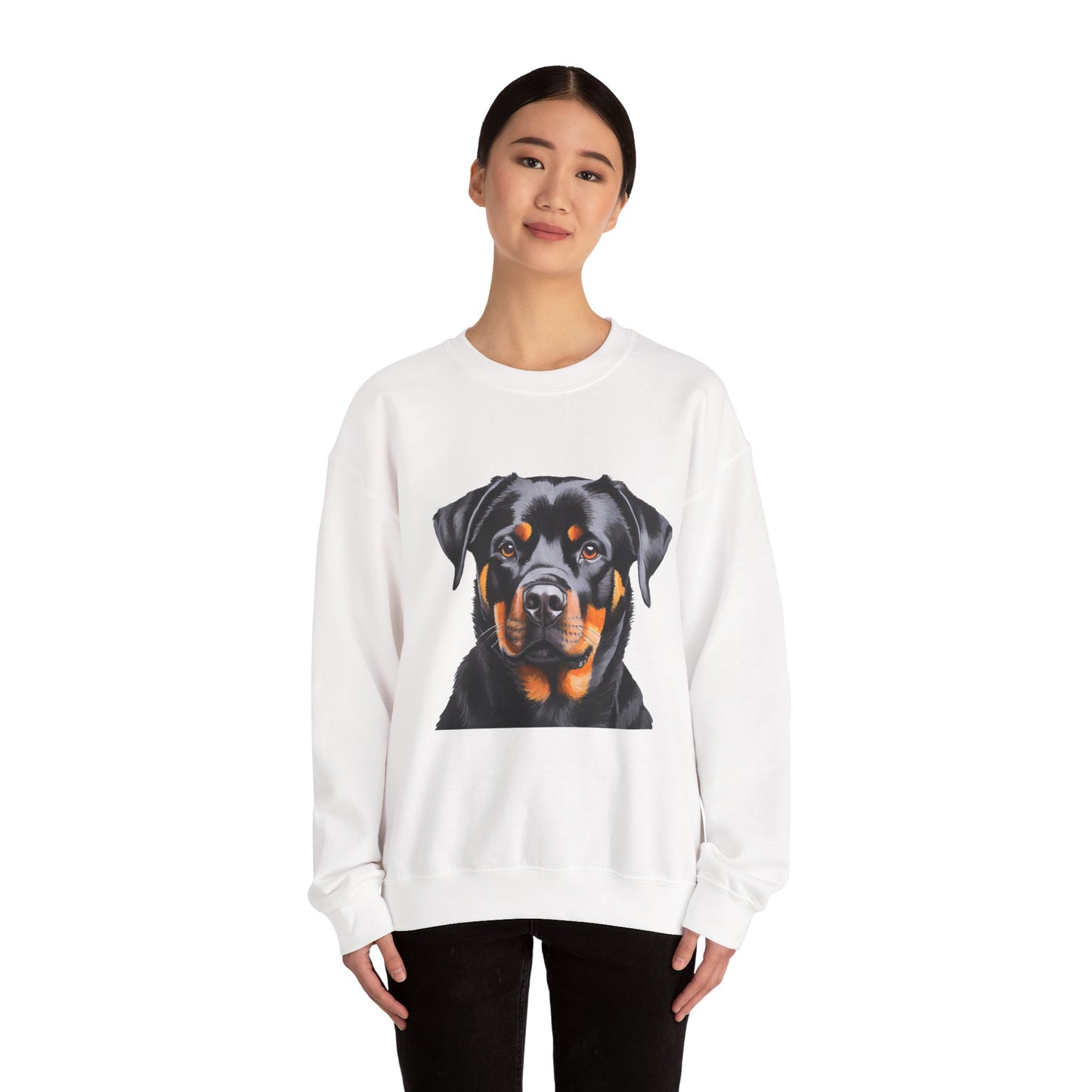 Rottweiler 'Bruno' Unisex 50/50 Crewneck Sweatshirt