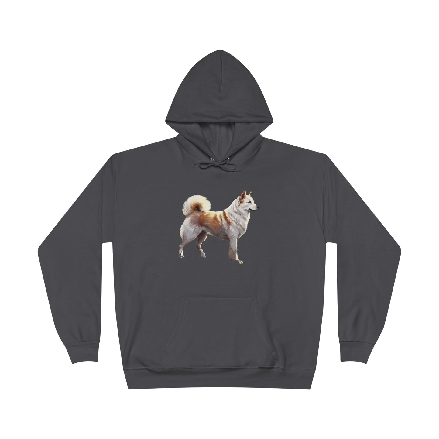 Kishu Ken - Unisex Fleece Lined Pullover Hoodie Sweatshirt