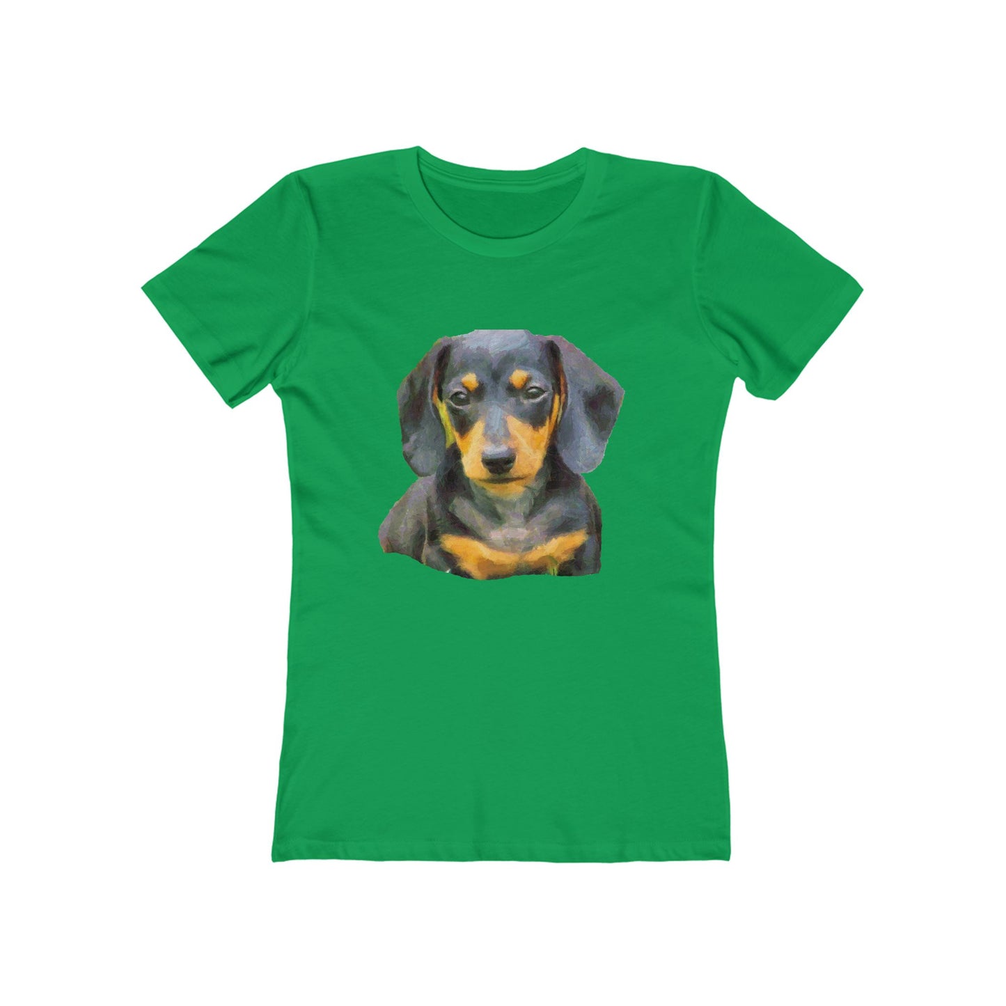 Dachshund 'Doxie #2' Women's Slim Fit T-Shirt