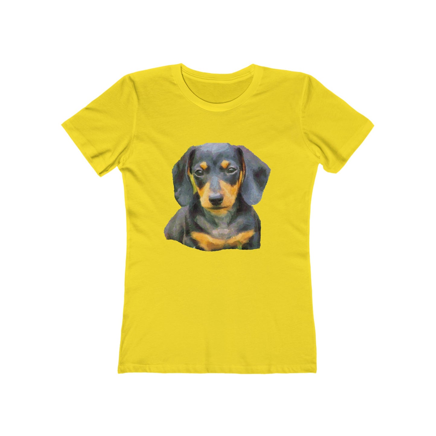 Dachshund 'Doxie #2' Women's Slim Fit T-Shirt