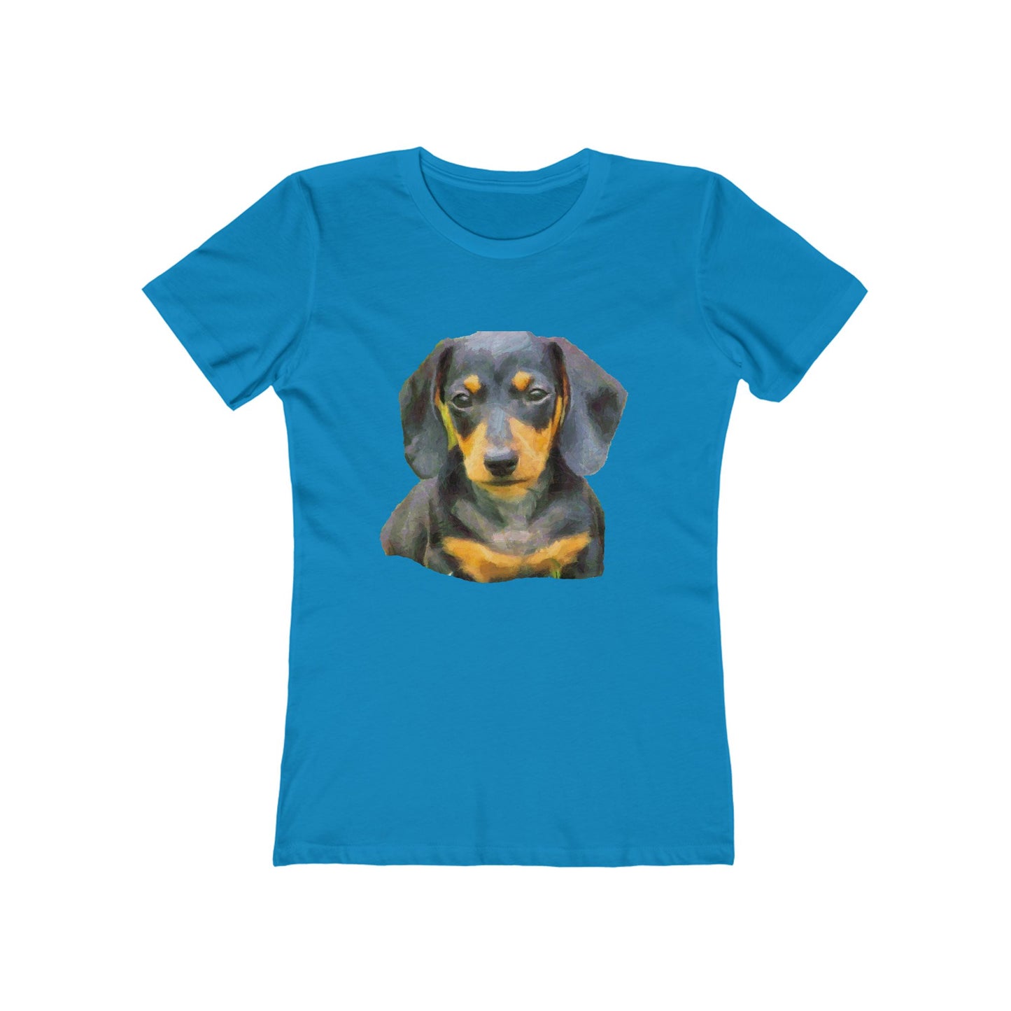 Dachshund 'Doxie #2' Women's Slim Fit T-Shirt