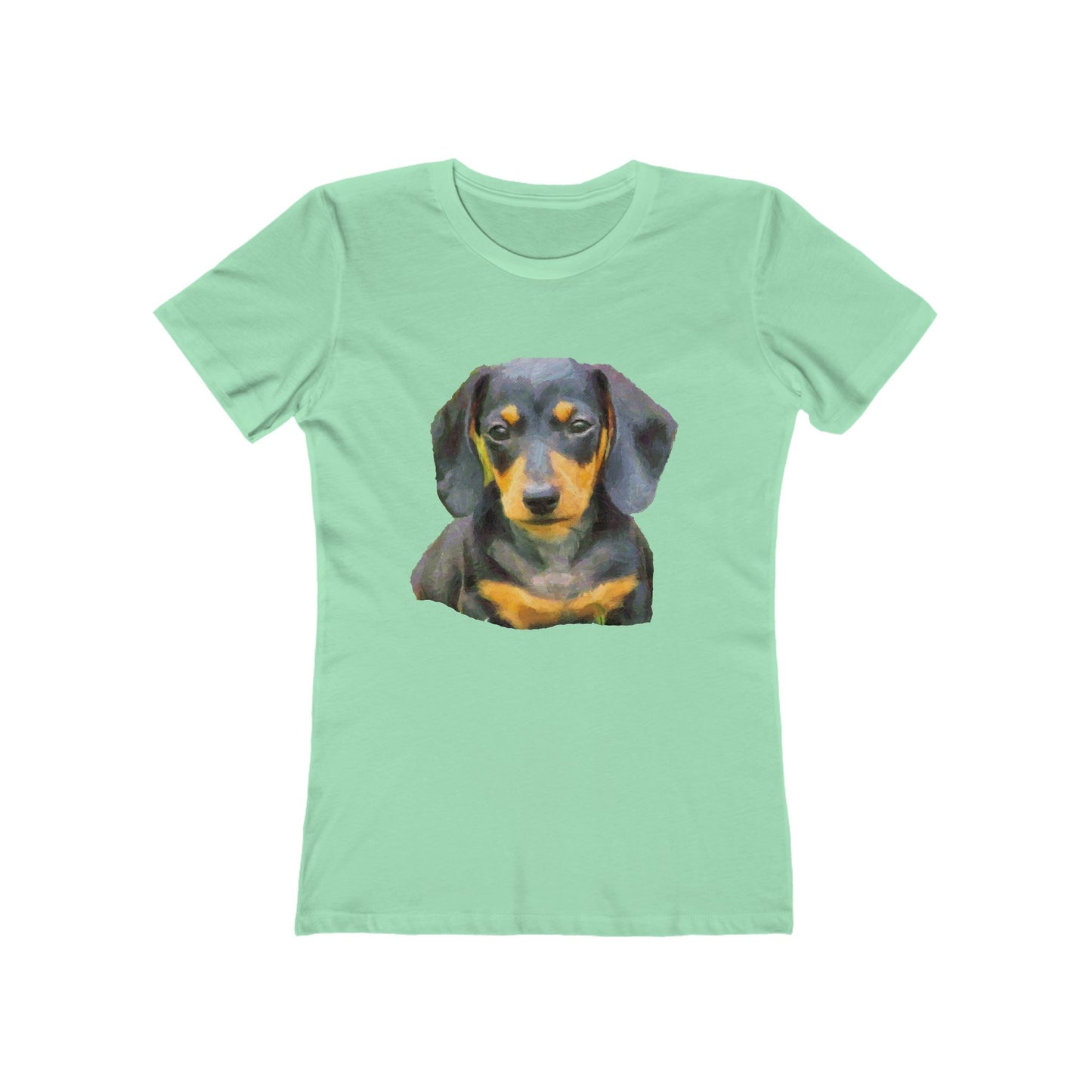 Dachshund 'Doxie #2' Women's Slim Fit T-Shirt