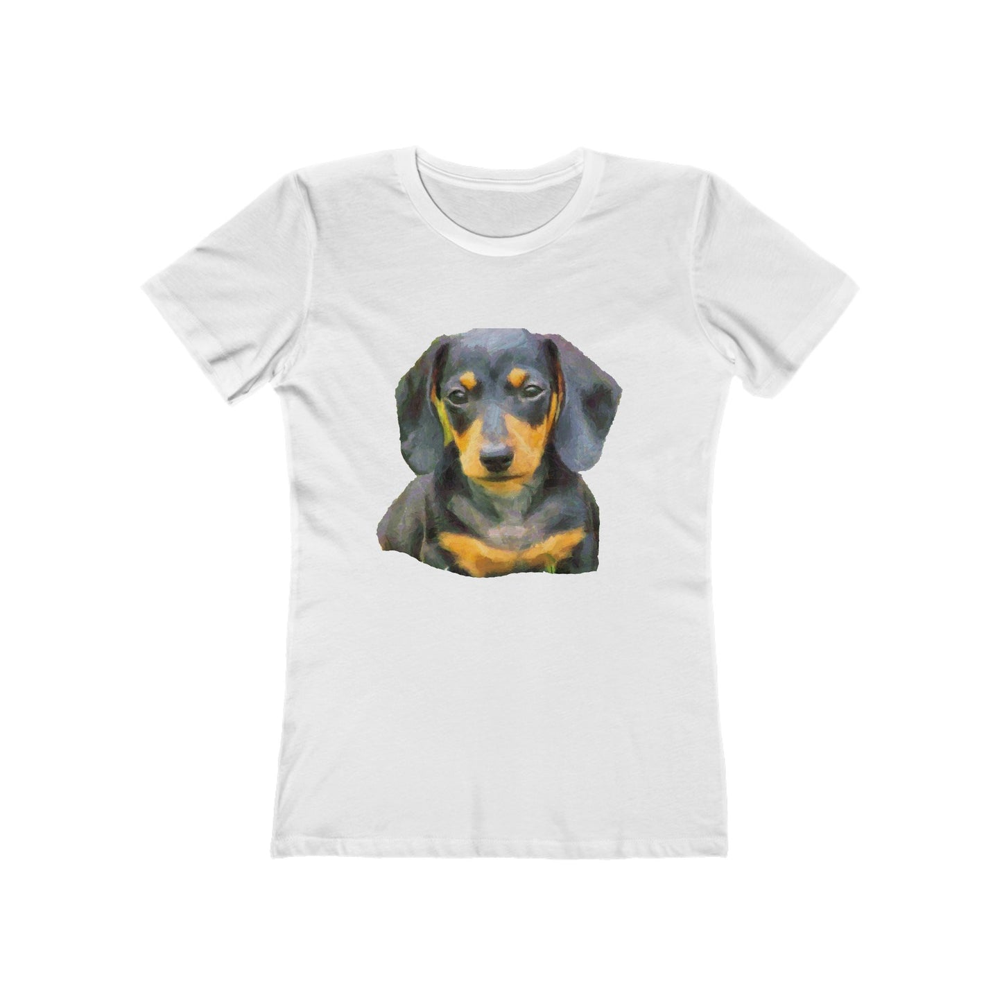 Dachshund 'Doxie #2' Women's Slim Fit T-Shirt