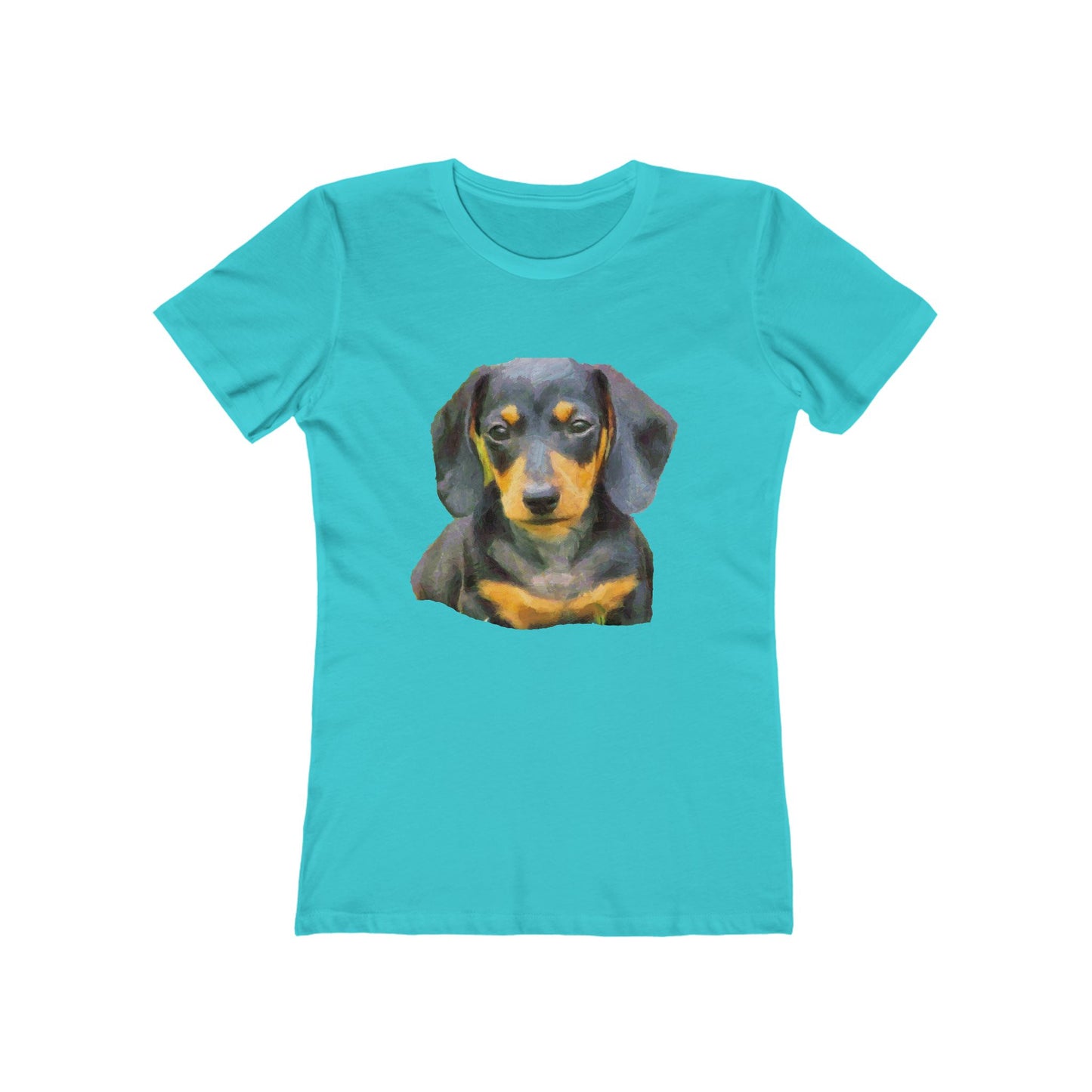 Dachshund 'Doxie #2' Women's Slim Fit T-Shirt