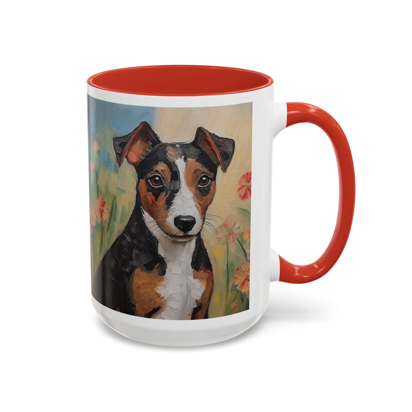 Teddy Roosevelt Terrier - Ceramic Accent Coffee Mug - 2 Sizes