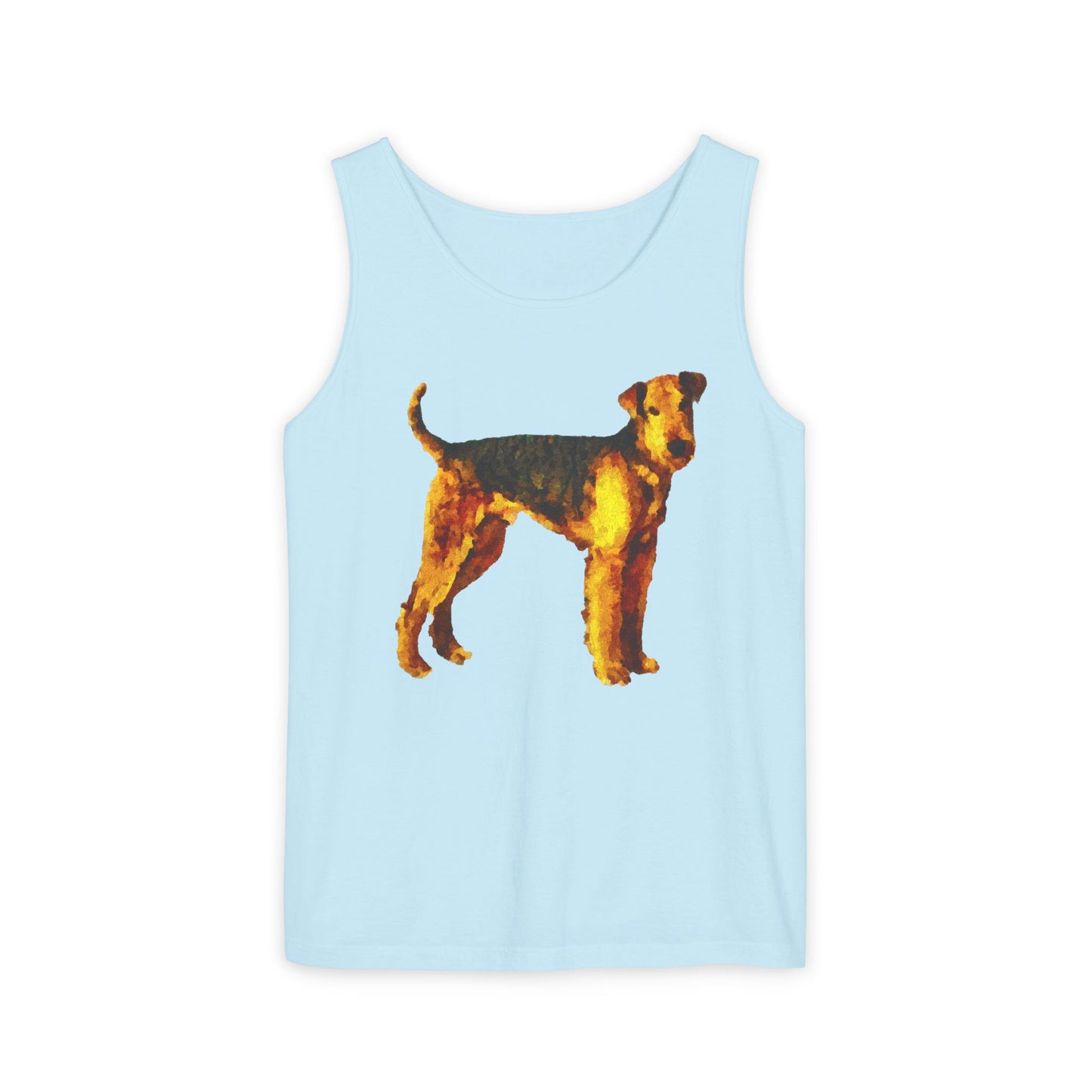 Airedale Terrier - Unisex Relaxed Fit Ringspun Cotton Tank Top