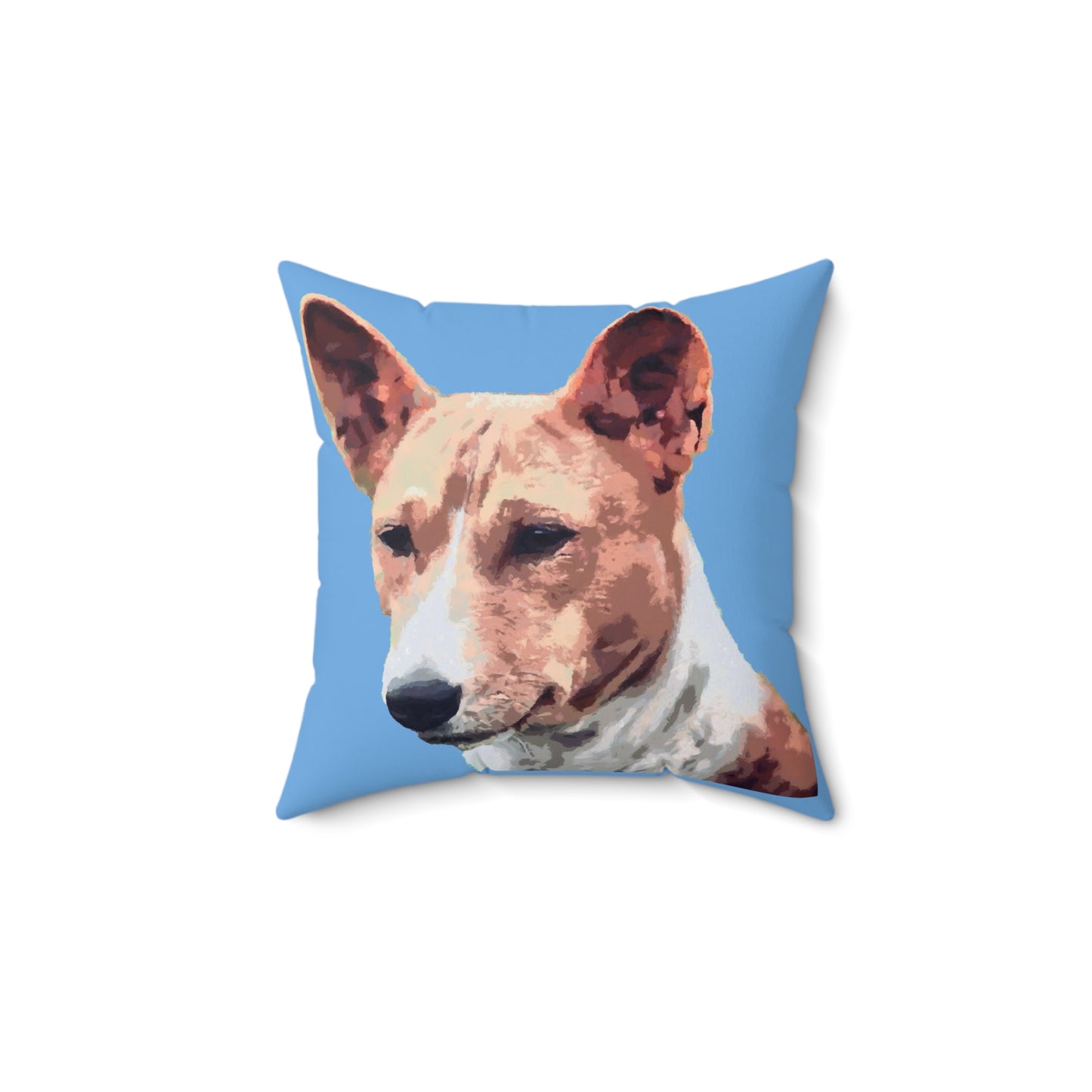 Basenji Spun Polyester Throw Pillow: Yodel of Comfort