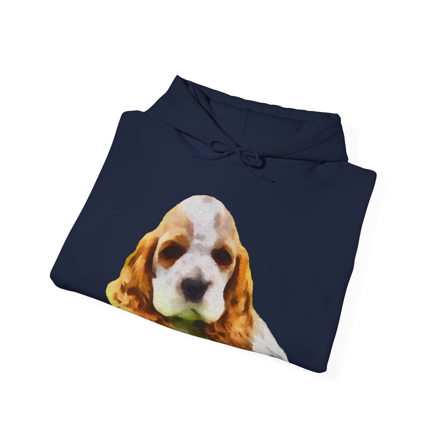 Cocker Spaniel 'Hogan' Unisex 50/50 Hooded Sweatshirt