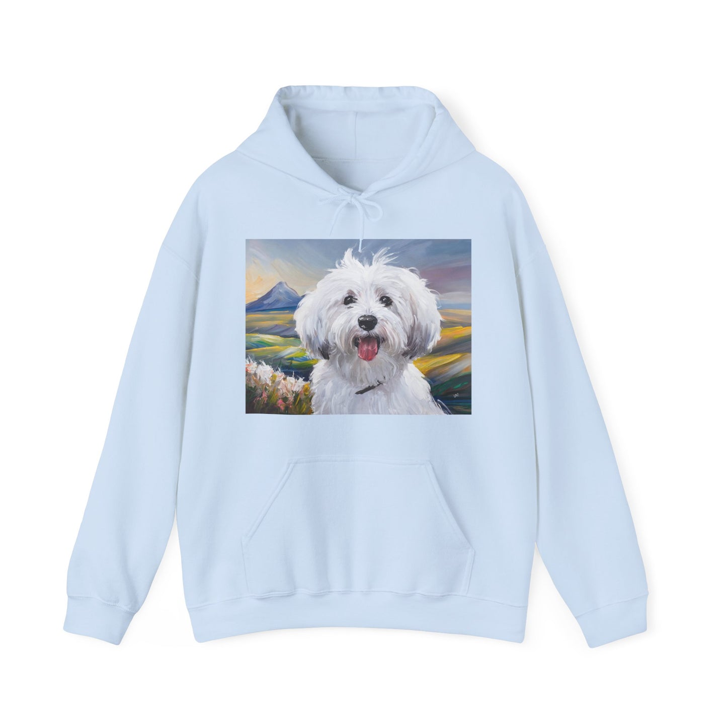 Coton de Tulear Unisex 50/50 Hooded Sweatshirt
