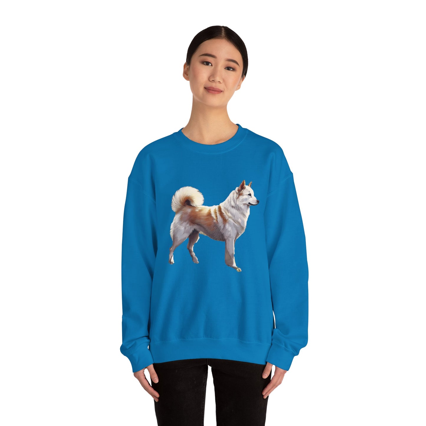 Kishu Ken Unisex 50/50 Crewneck Sweatshirt