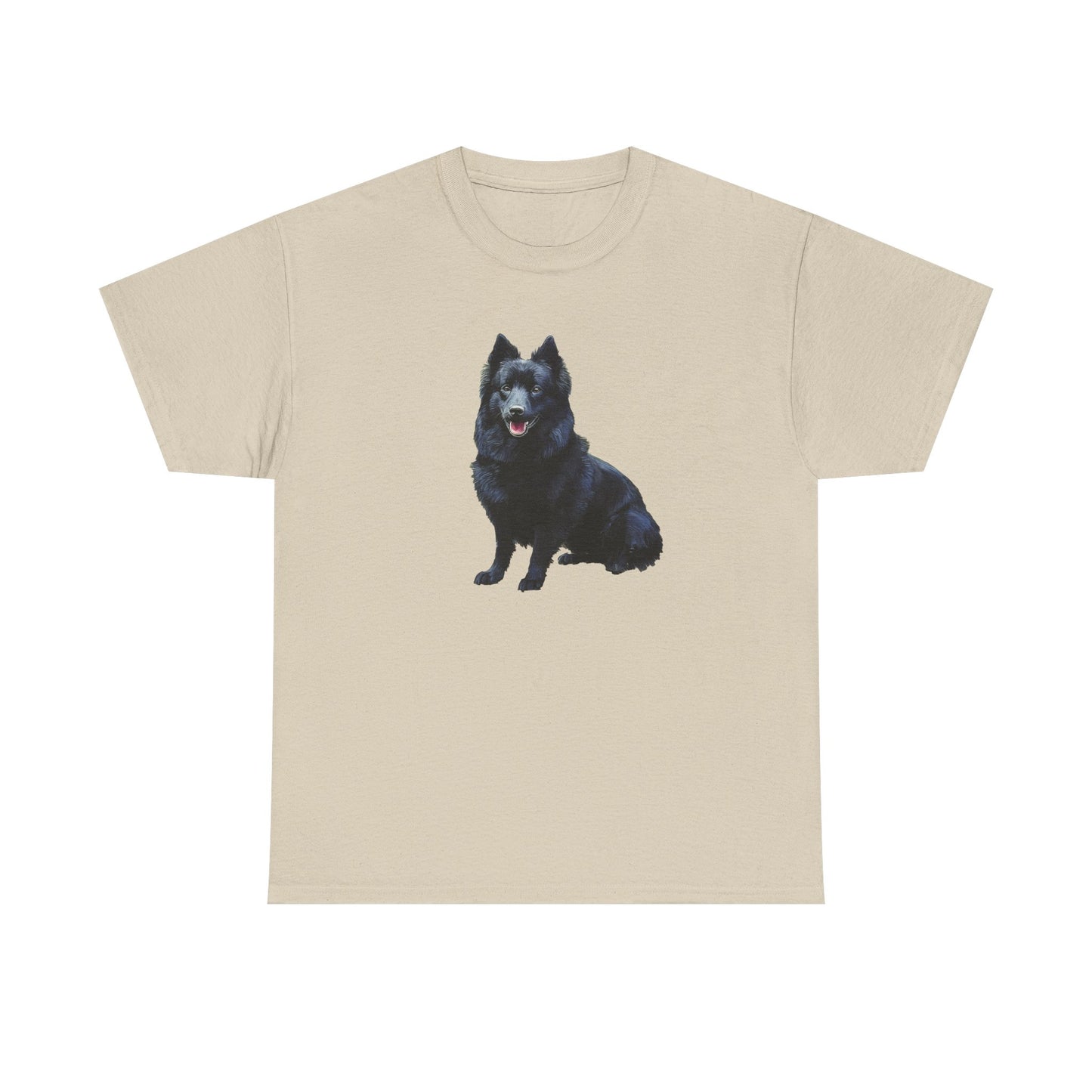 Schipperke Dog Graphic Unisex Heavy Cotton Tee - Ideal for Pet Lovers