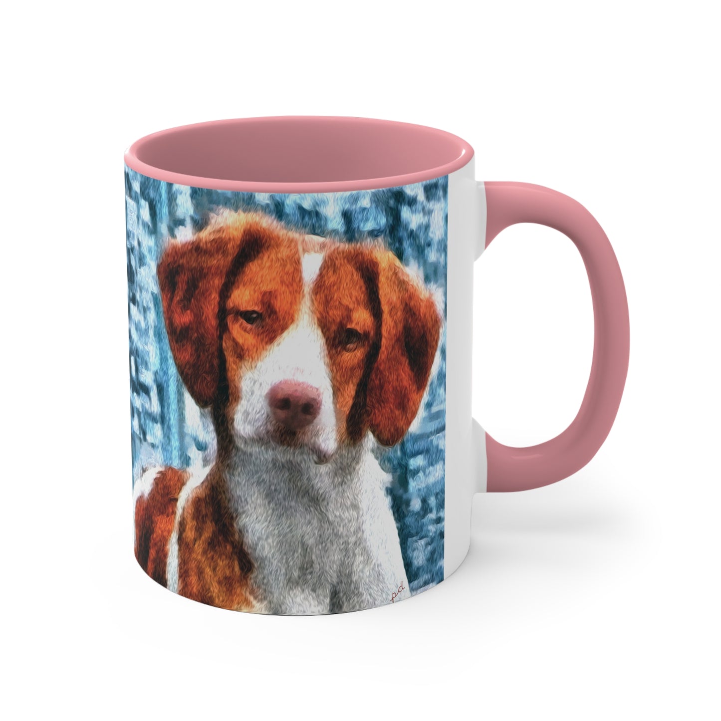 Brittany Spaniel 'Gunner' Accent Coffee Mug: A Taste of Elegance