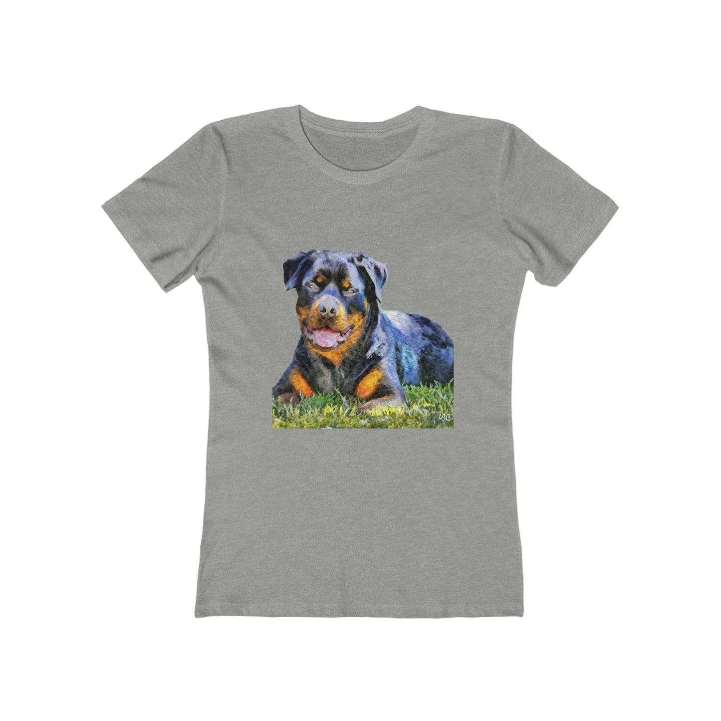 Rottweiler 'Lina' Women's Slim Fit Ringspun Cotton T-Shirt