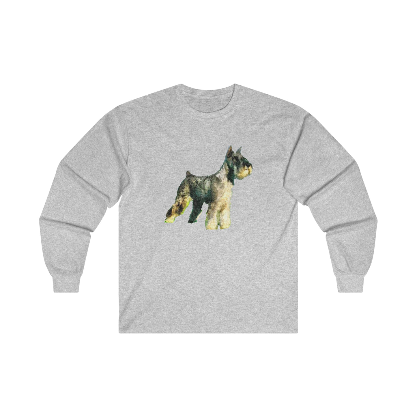 Schnauzer - Unisex Cotton Long Sleeve Tee