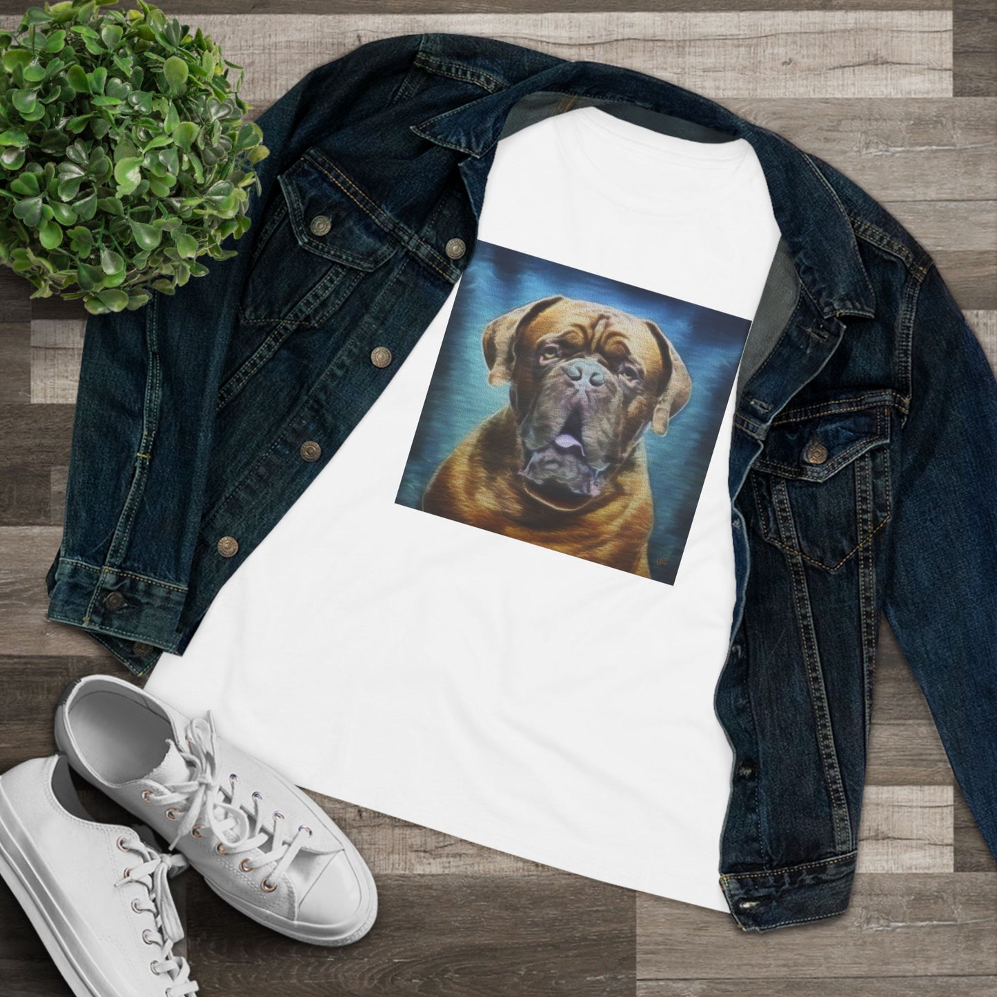 Dogue de Bordeaux Women's Relaxed Fit Cotton Tee