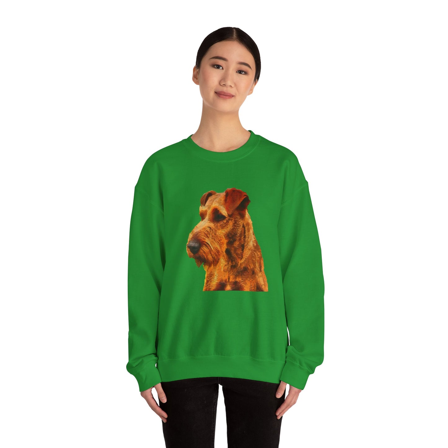 Irish Terrier 'Jocko' Unisex 50/50 Crewneck Sweatshirt
