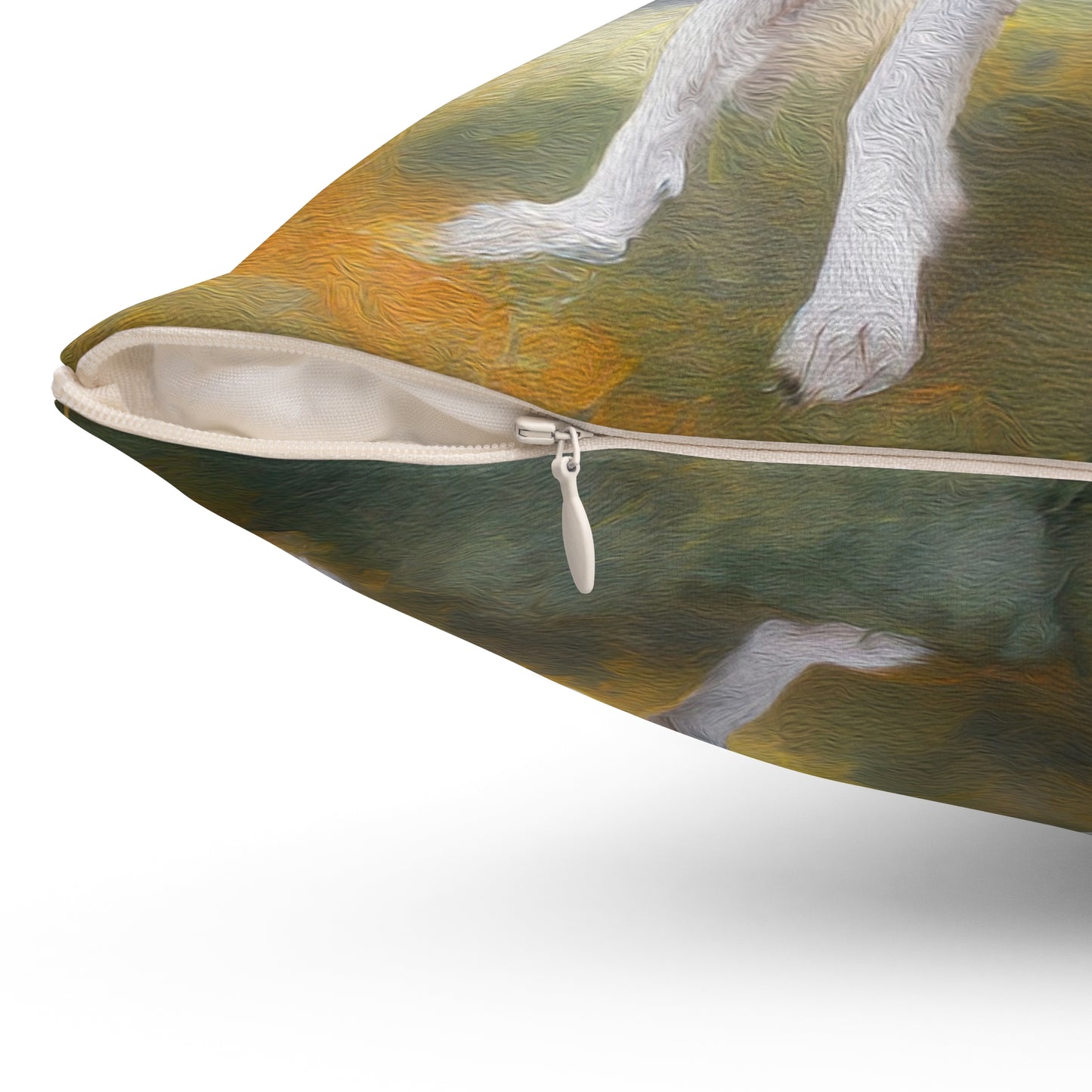 Borzoi - Russian Wolfhound Spun Polyester Throw Pillow