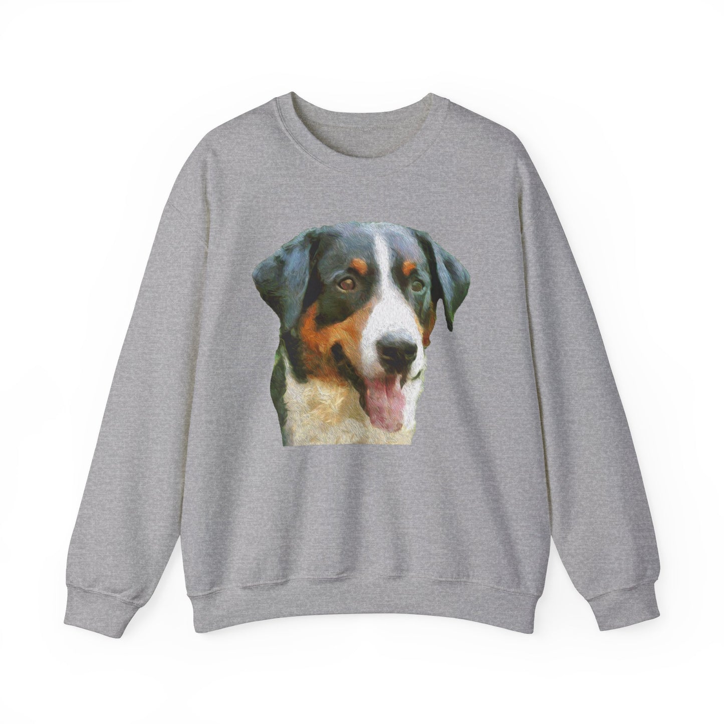 Appenzeller Sennenhund Unisex 50/50 Crewneck Sweatshirt – A Touch of Swiss Elegance