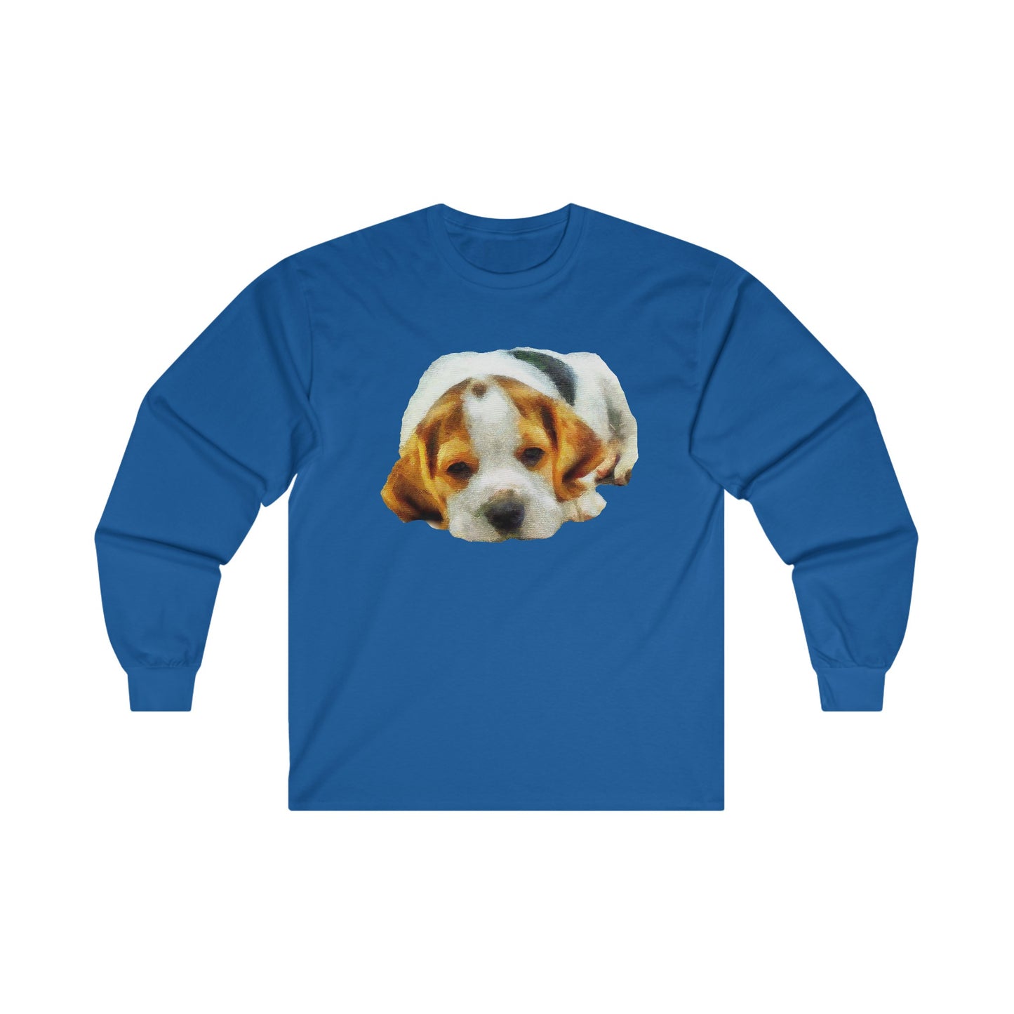 English Foxhound 'Sasha' Unisex Cotton Long Sleeve Tee