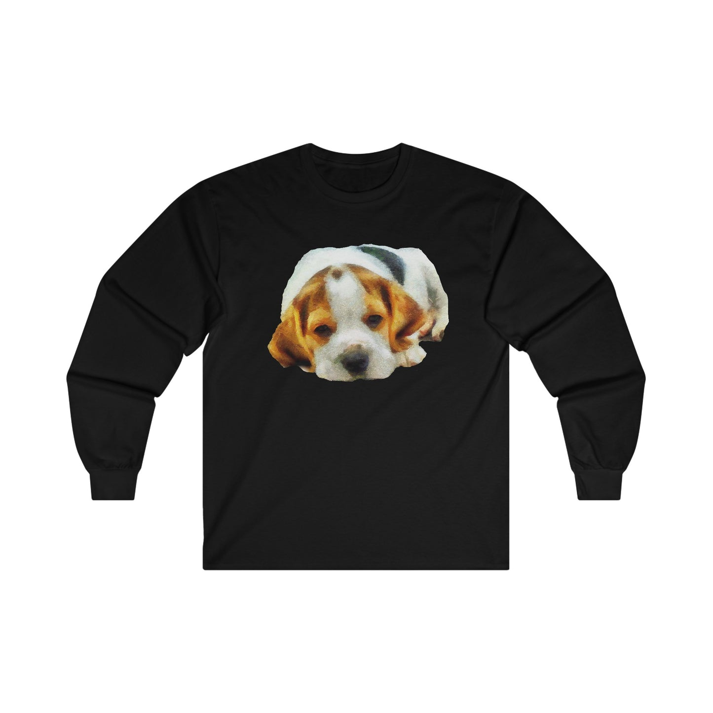 English Foxhound 'Sasha' Unisex Cotton Long Sleeve Tee