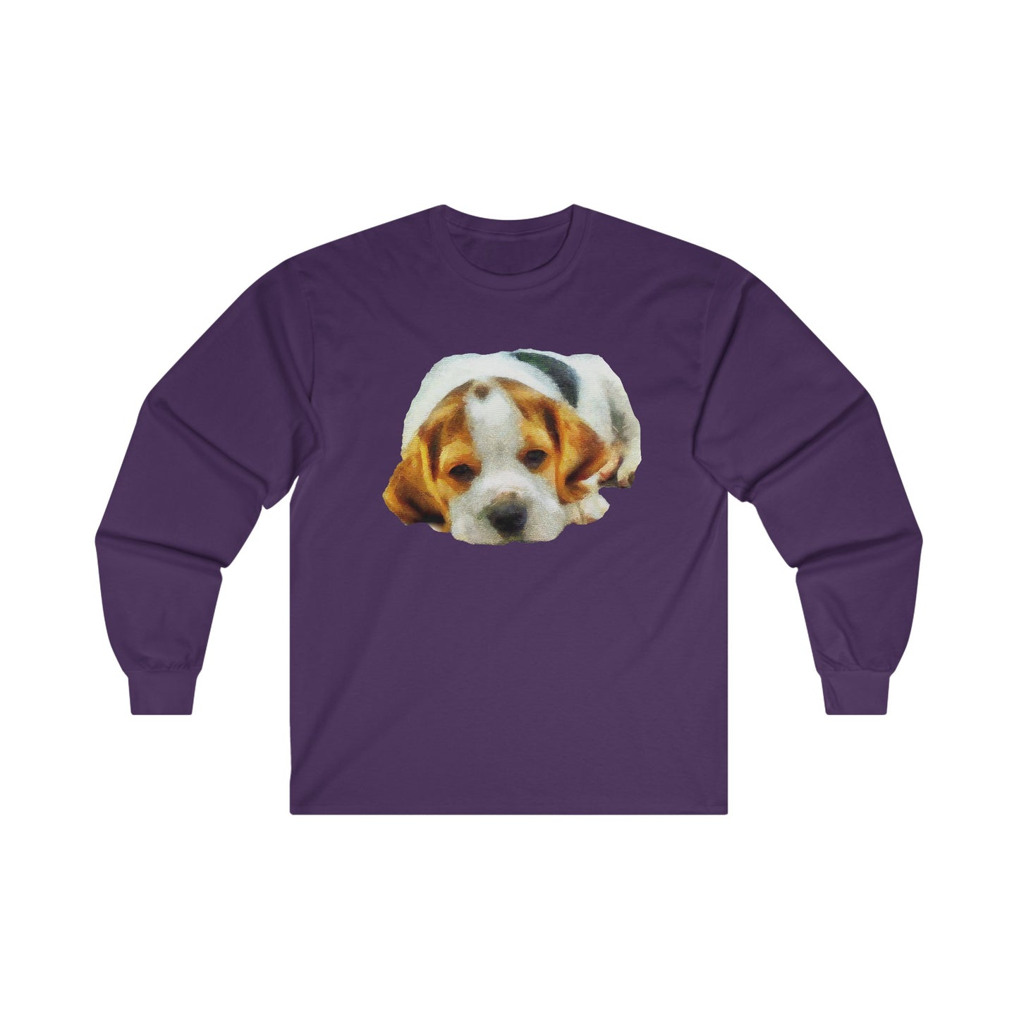 English Foxhound 'Sasha' Unisex Cotton Long Sleeve Tee