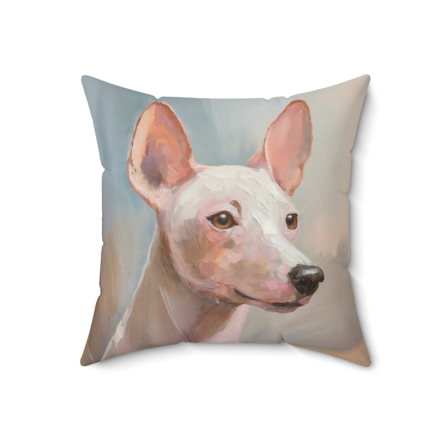 Xoloitzcuintli 'Mexican Hairless' Polyester Throw Pillow