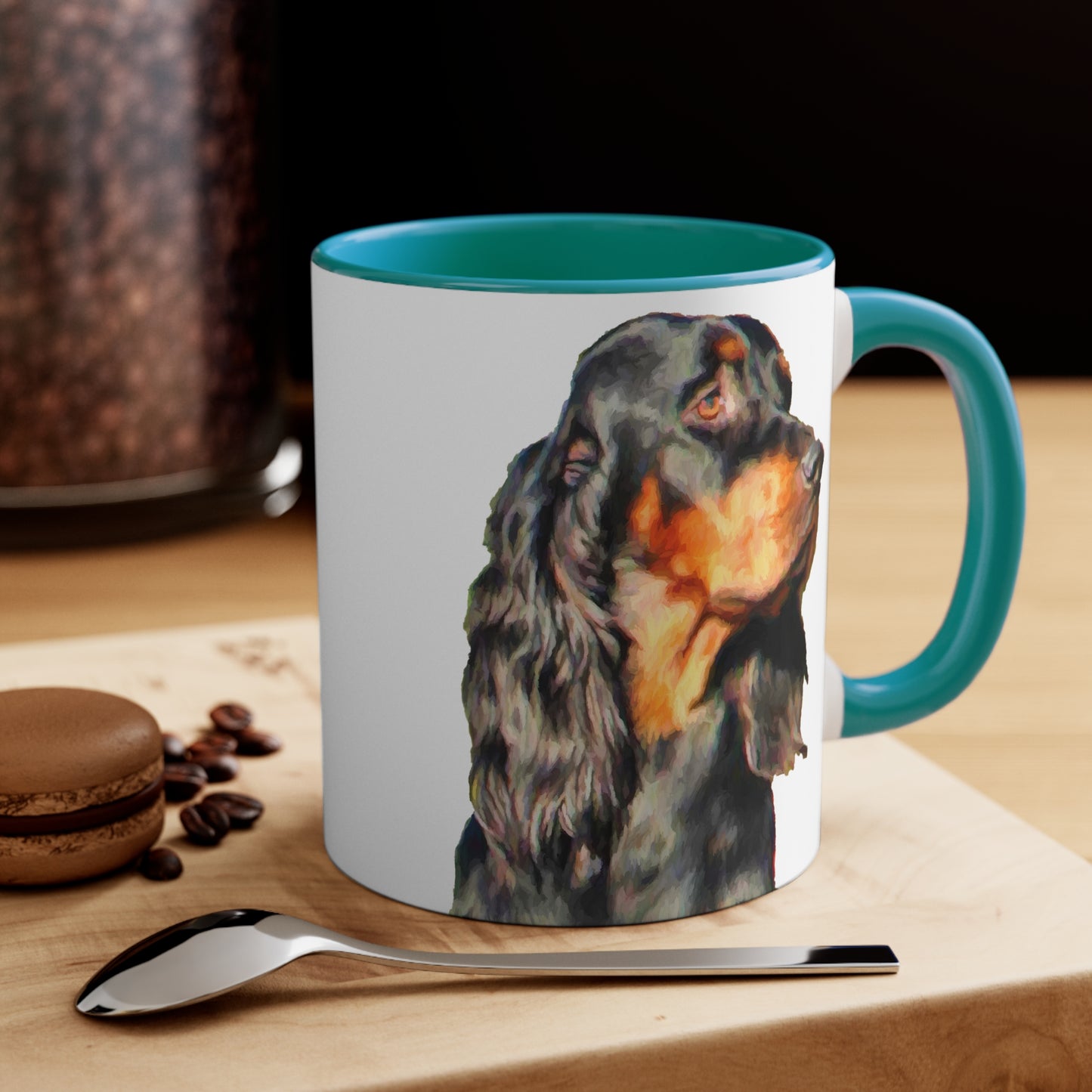 Gordon Setter Accent Coffee Mug, 11oz - Sip in Style!