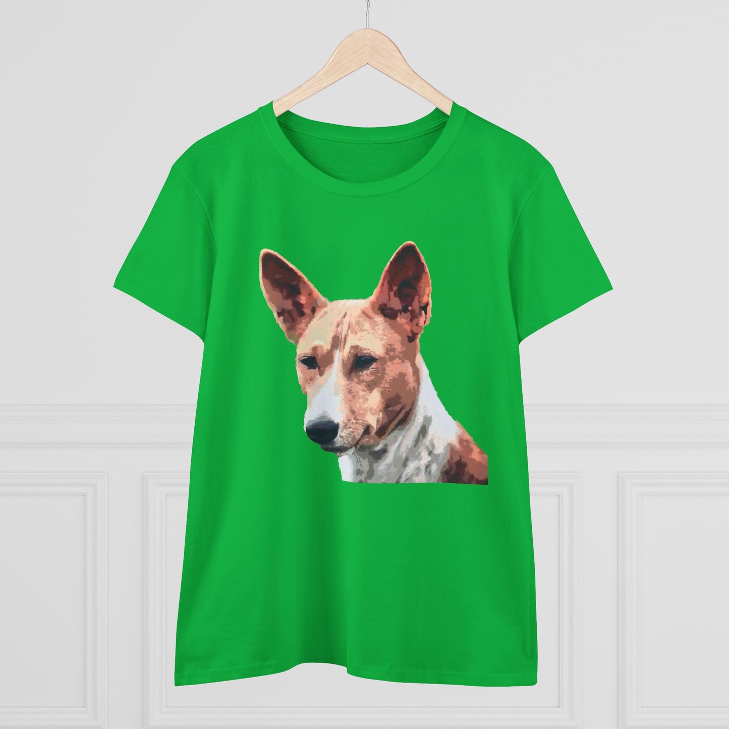 Basenji Women's Midweight Cotton Tee - A Whisper of Comfort