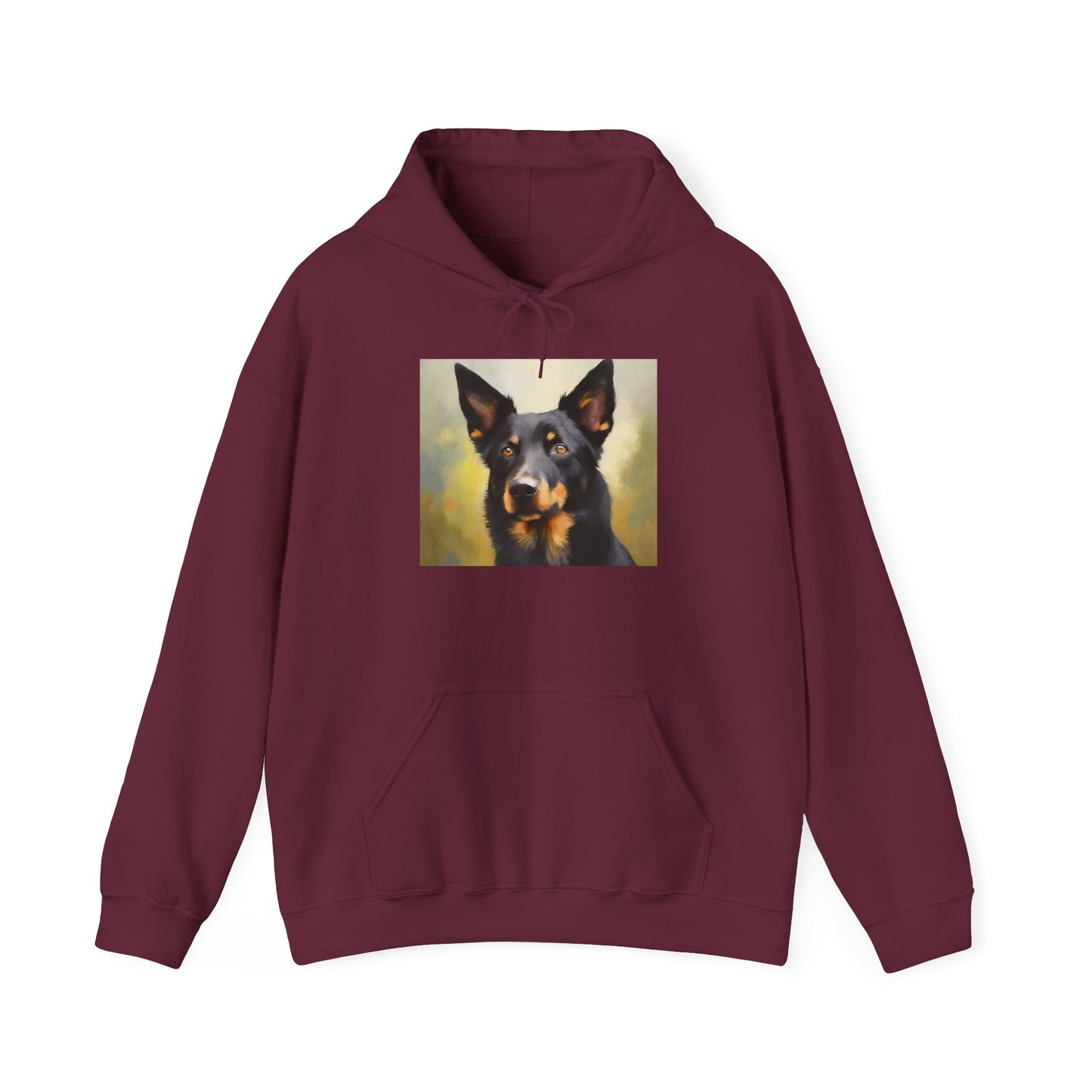 Australian Kelpie Unisex 50/50 Hooded Sweatshirt